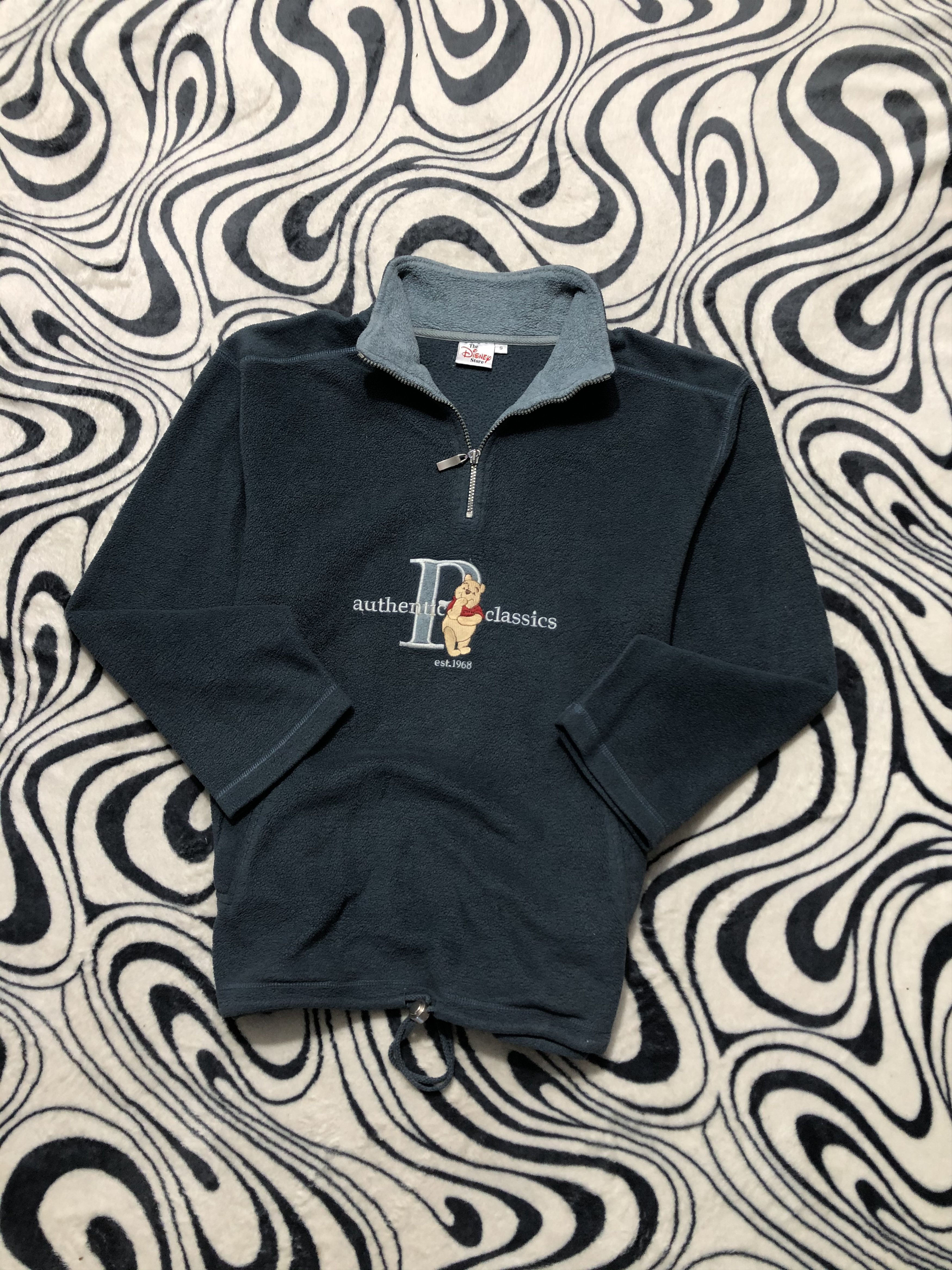Cartoon Network Vintage Disney Pooh Oversized Half Zip Fleece Size US S / EU 44-46 / 1 - 1 Thumbnail