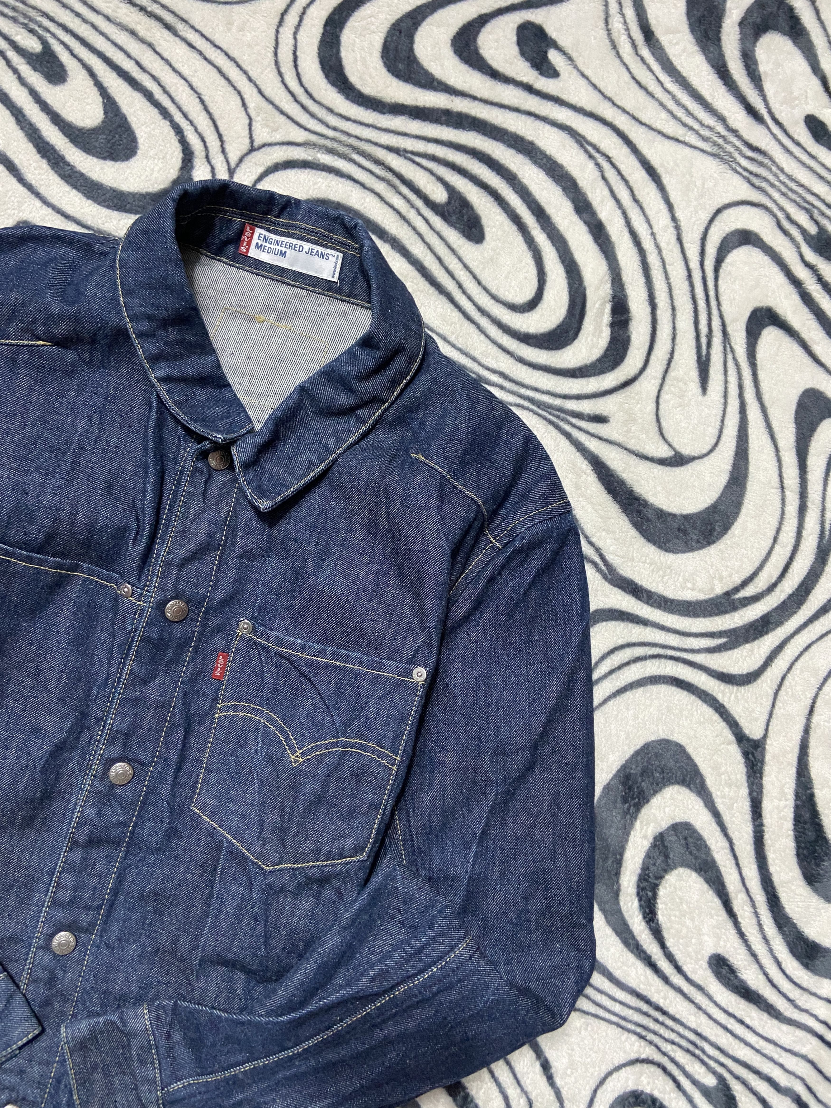 Levi's Levi's Engineered Vintage Mens Denim Jacket Jeans Size US M / EU 48-50 / 2 - 2 Thumbnail