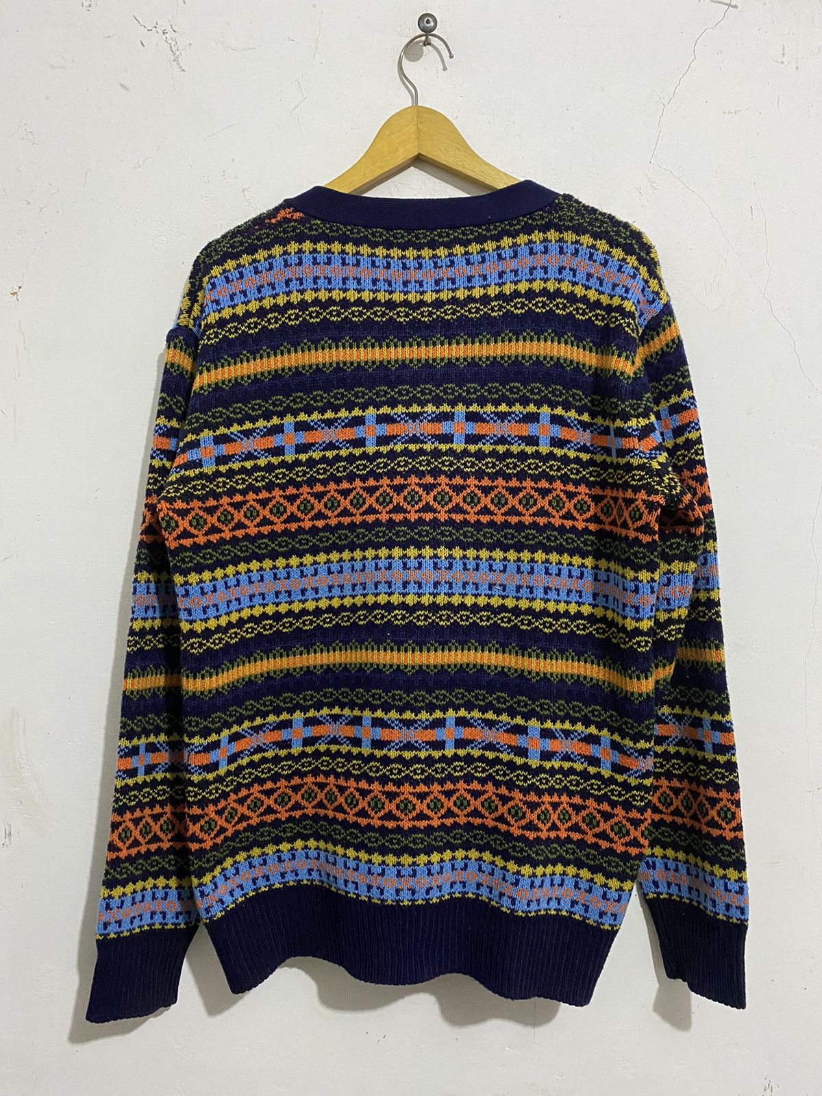 20471120 🖤BLACKFRIDAY🖤Japanese Brand Unknow Cardigan Coogi Style Size US L / EU 52-54 / 3 - 2 Thumbnail