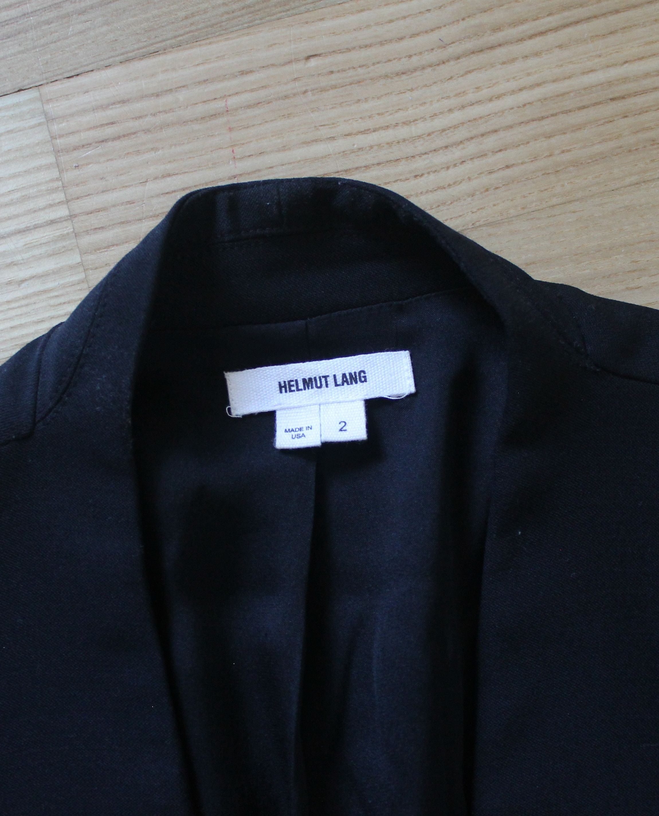 Helmut Lang Helmut Lang Size US2 Black Cropped Tuxedo Blazer Size XS / US 0-2 / IT 36-38 - 7 Thumbnail