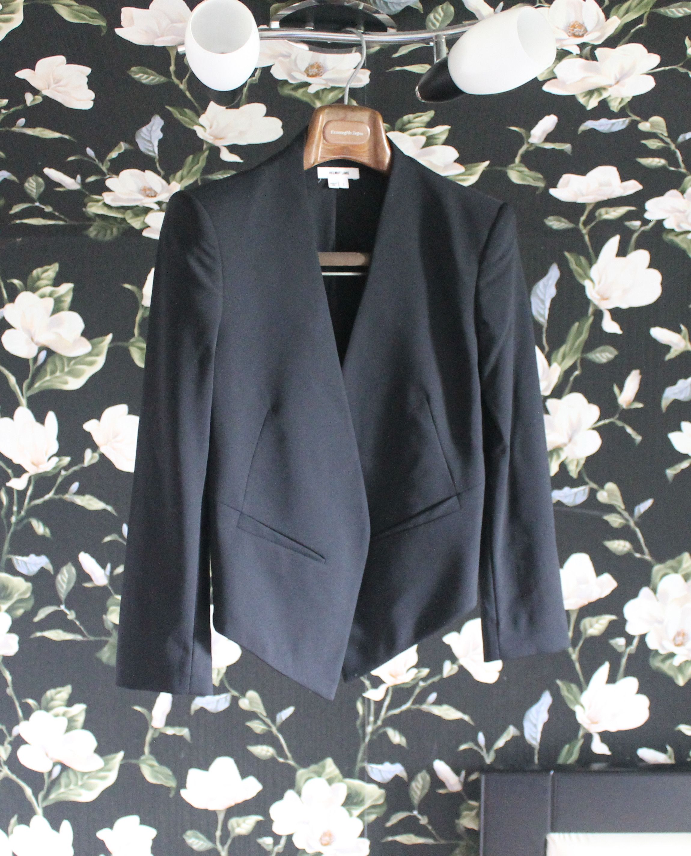 Helmut Lang Helmut Lang Size US2 Black Cropped Tuxedo Blazer Size XS / US 0-2 / IT 36-38 - 1 Thumbnail