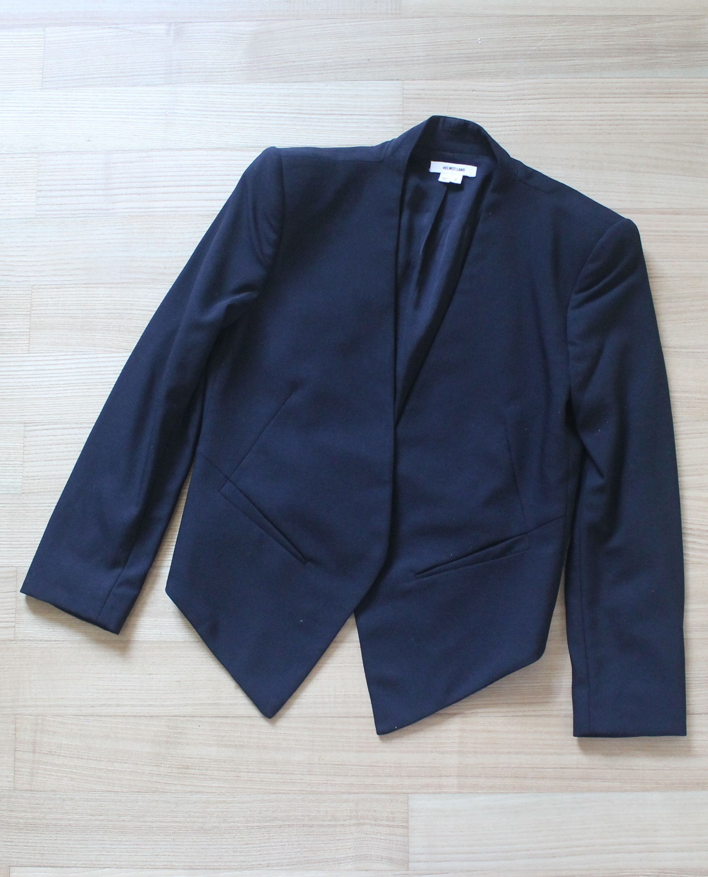 Helmut Lang Helmut Lang Size US2 Black Cropped Tuxedo Blazer Size XS / US 0-2 / IT 36-38 - 5 Thumbnail
