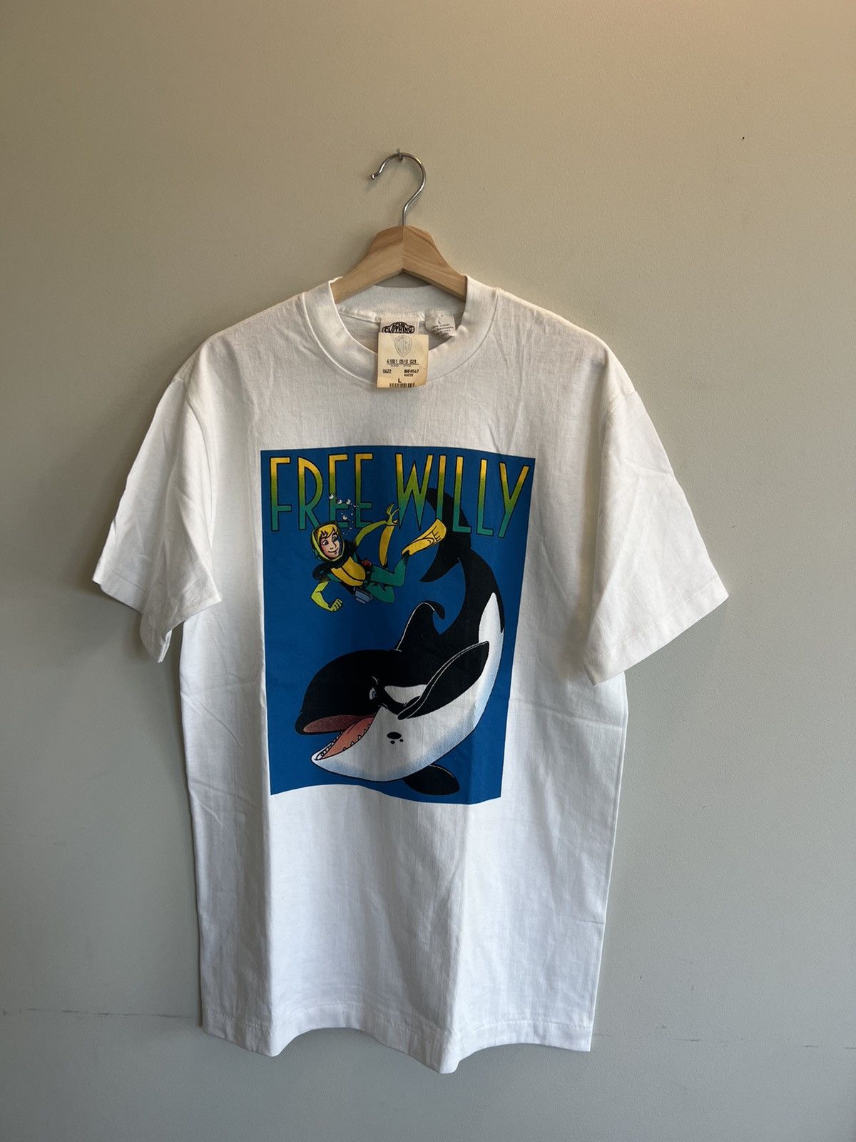 Acme Clothing × Warner Bros VINTAGE 1995 FREE WILLY ANIMATION TV SERIES WARNER BROS Size US L / EU 52-54 / 3 - 1 Thumbnail
