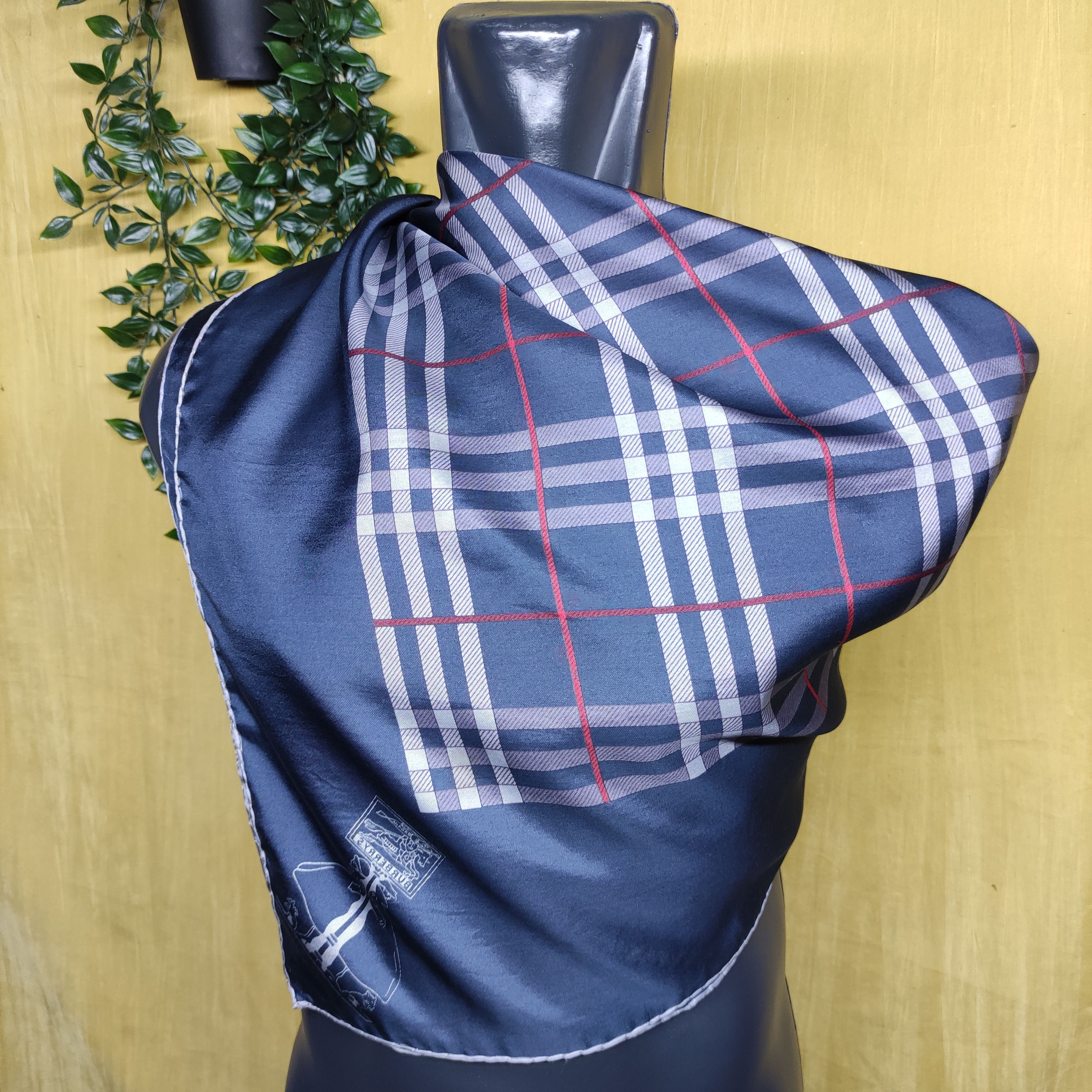 Burberry nova silk scarf