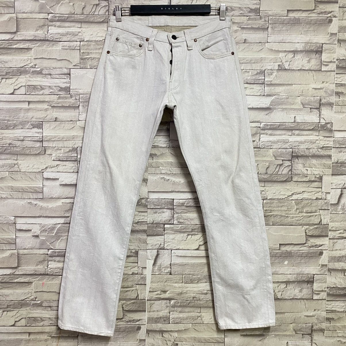 TUKI Japanese Brand TUKI OffWhite Colour Denim Jeans Size US 29 - 4 Thumbnail