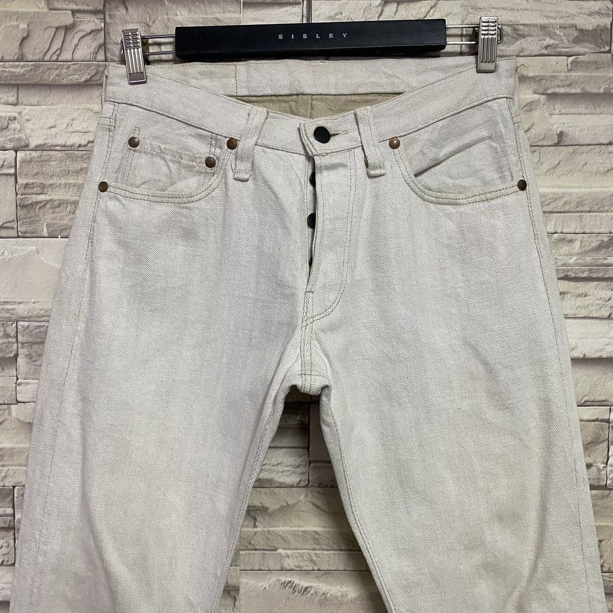 TUKI Japanese Brand TUKI OffWhite Colour Denim Jeans Size US 29 - 5 Thumbnail
