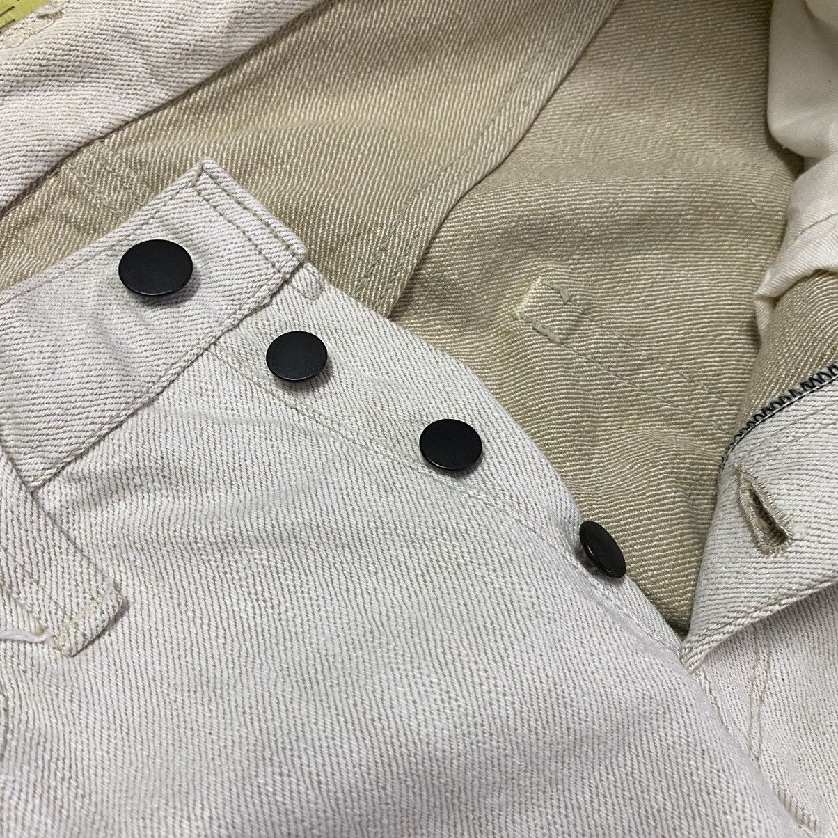 TUKI Japanese Brand TUKI OffWhite Colour Denim Jeans Size US 29 - 13 Thumbnail