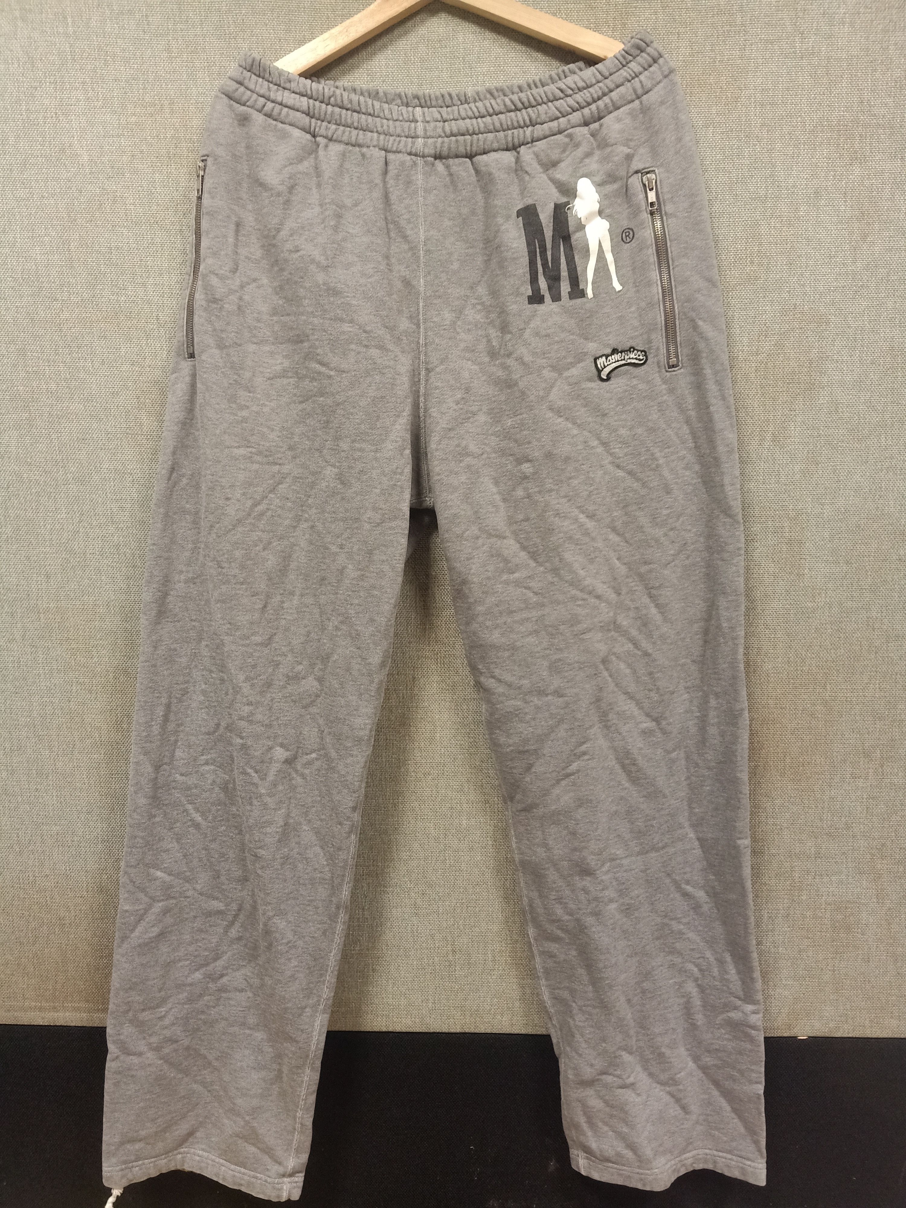 Japanese Brand × MasterPiece Vintage sweatpants masterpiece made in japan Size US 37 - 2 Thumbnail