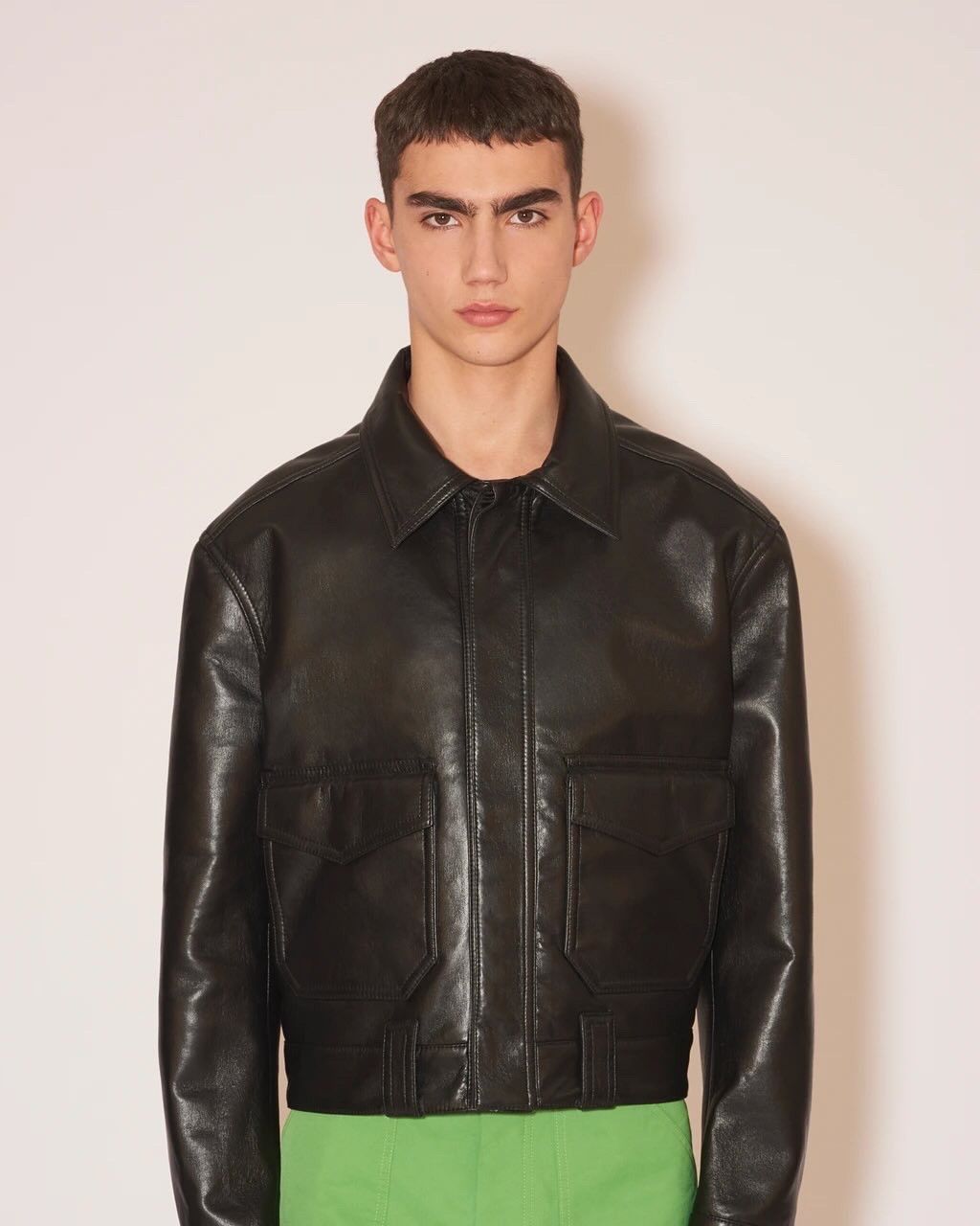 Nanushka Ruben Biker Leather Jacket in Black Size US L / EU 52-54 / 3 - 1 Thumbnail