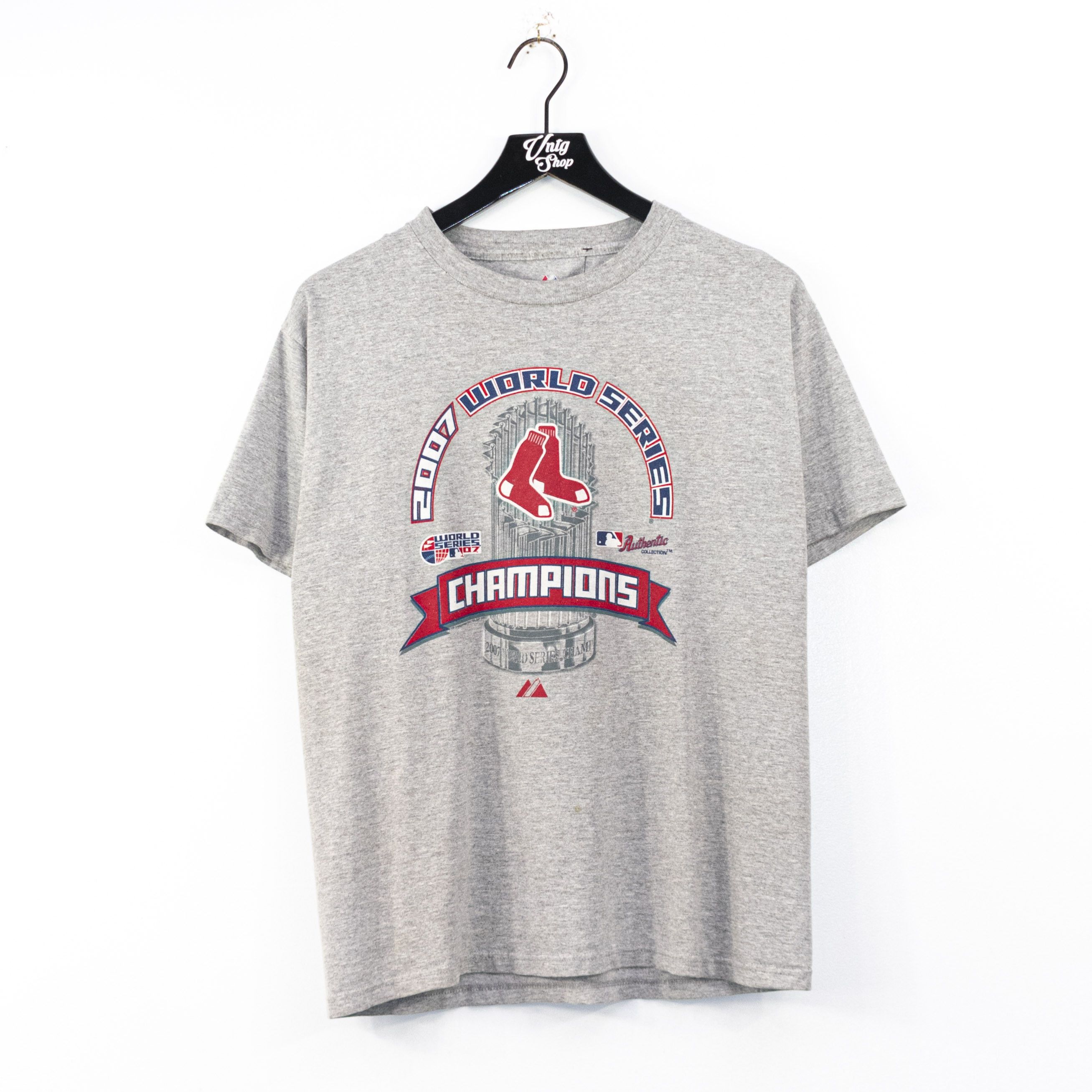 Vintage 2007 Majestic World Series Champions Boston Red Sox T Shirt Mens  Medium