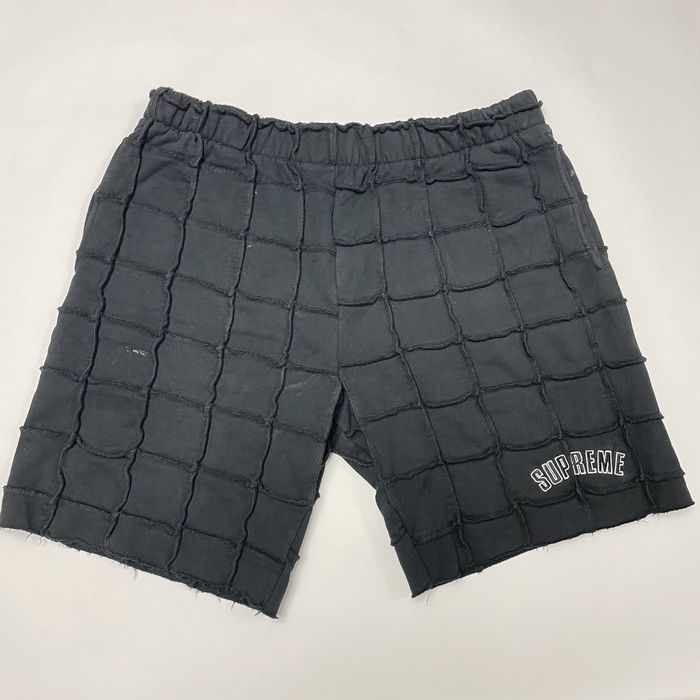 Supreme Supreme Reverse Patchwork Sweatshort (S/S22) | Grailed