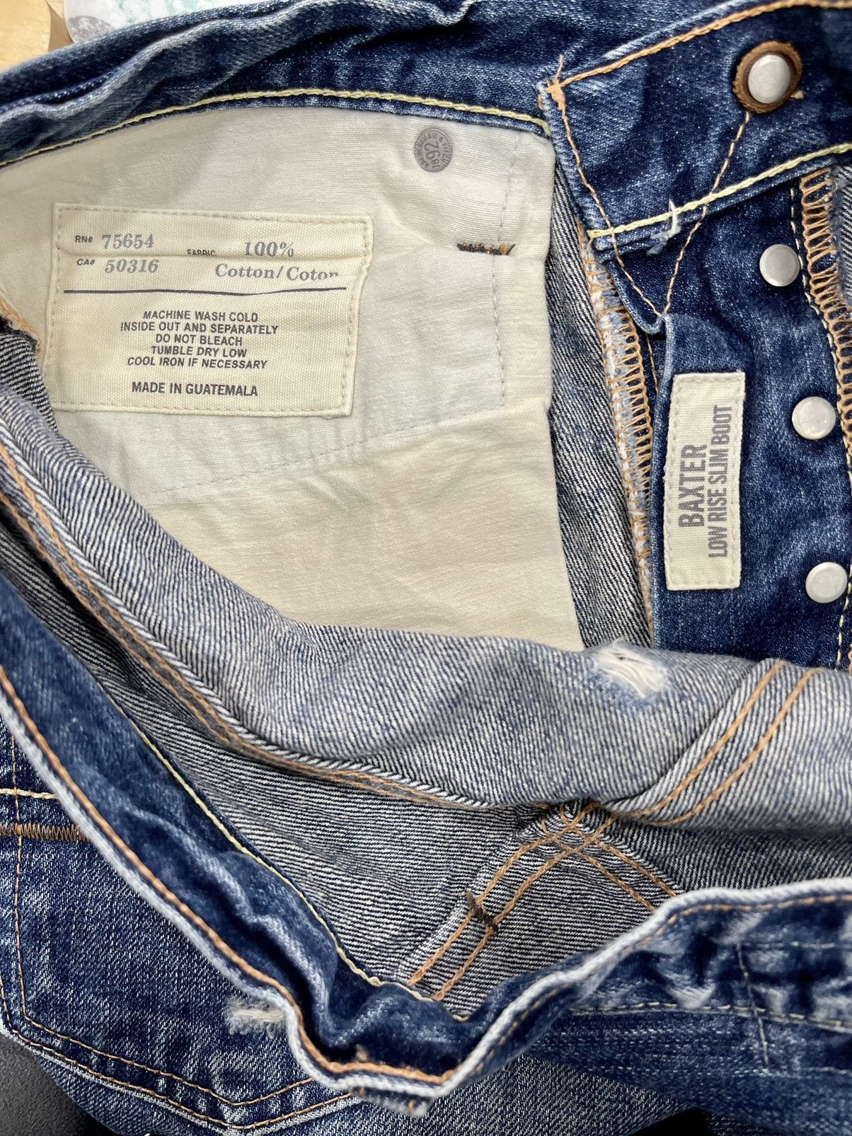 Abercrombie & Fitch VINTAGE DISTRESSED ABERCROMBIE & FITCH FLARED DENIM SIZE 32 Size US 32 / EU 48 - 16 Thumbnail