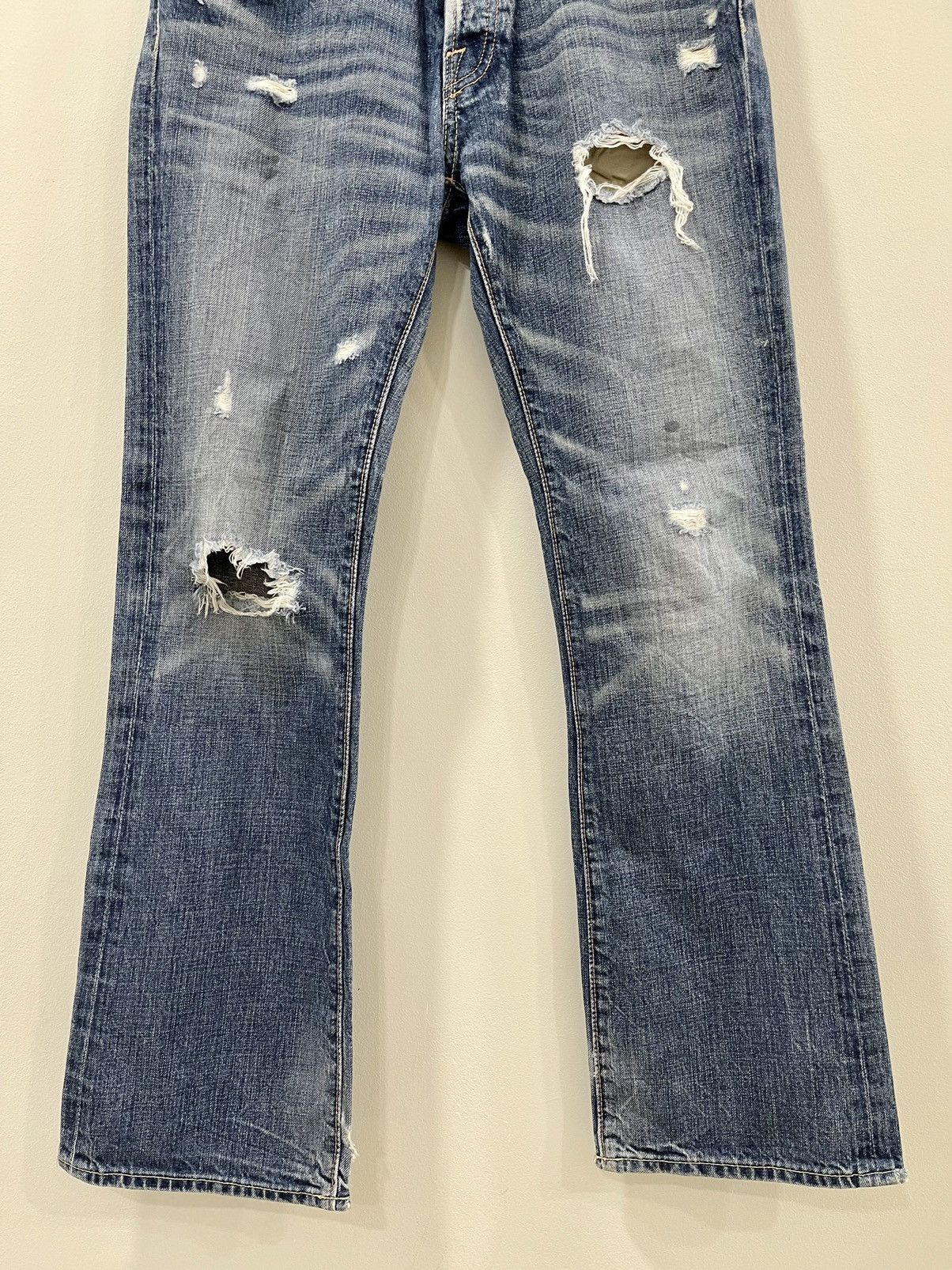 Abercrombie & Fitch VINTAGE DISTRESSED ABERCROMBIE & FITCH FLARED DENIM SIZE 32 Size US 32 / EU 48 - 4 Thumbnail