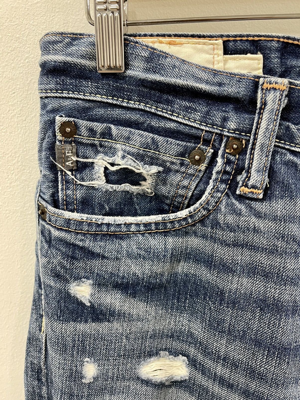 Abercrombie & Fitch VINTAGE DISTRESSED ABERCROMBIE & FITCH FLARED DENIM SIZE 32 Size US 32 / EU 48 - 5 Thumbnail