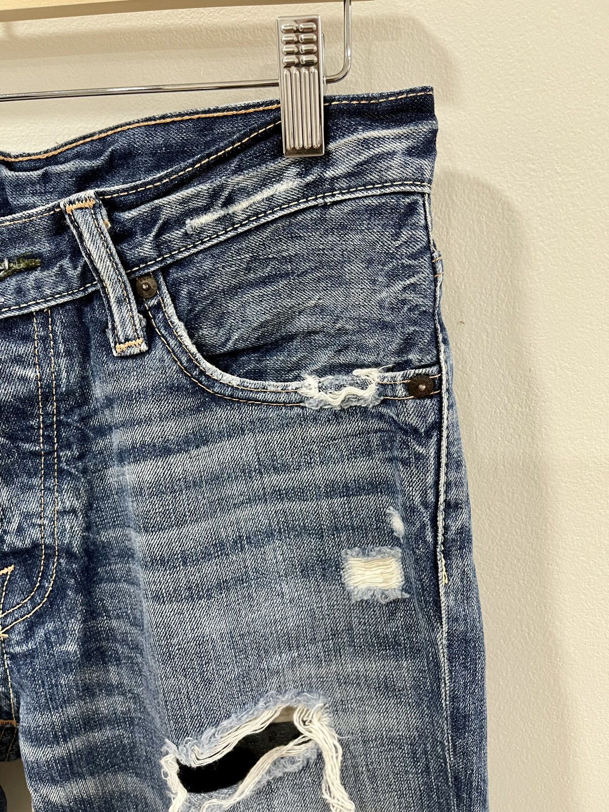 Abercrombie & Fitch VINTAGE DISTRESSED ABERCROMBIE & FITCH FLARED DENIM SIZE 32 Size US 32 / EU 48 - 6 Thumbnail