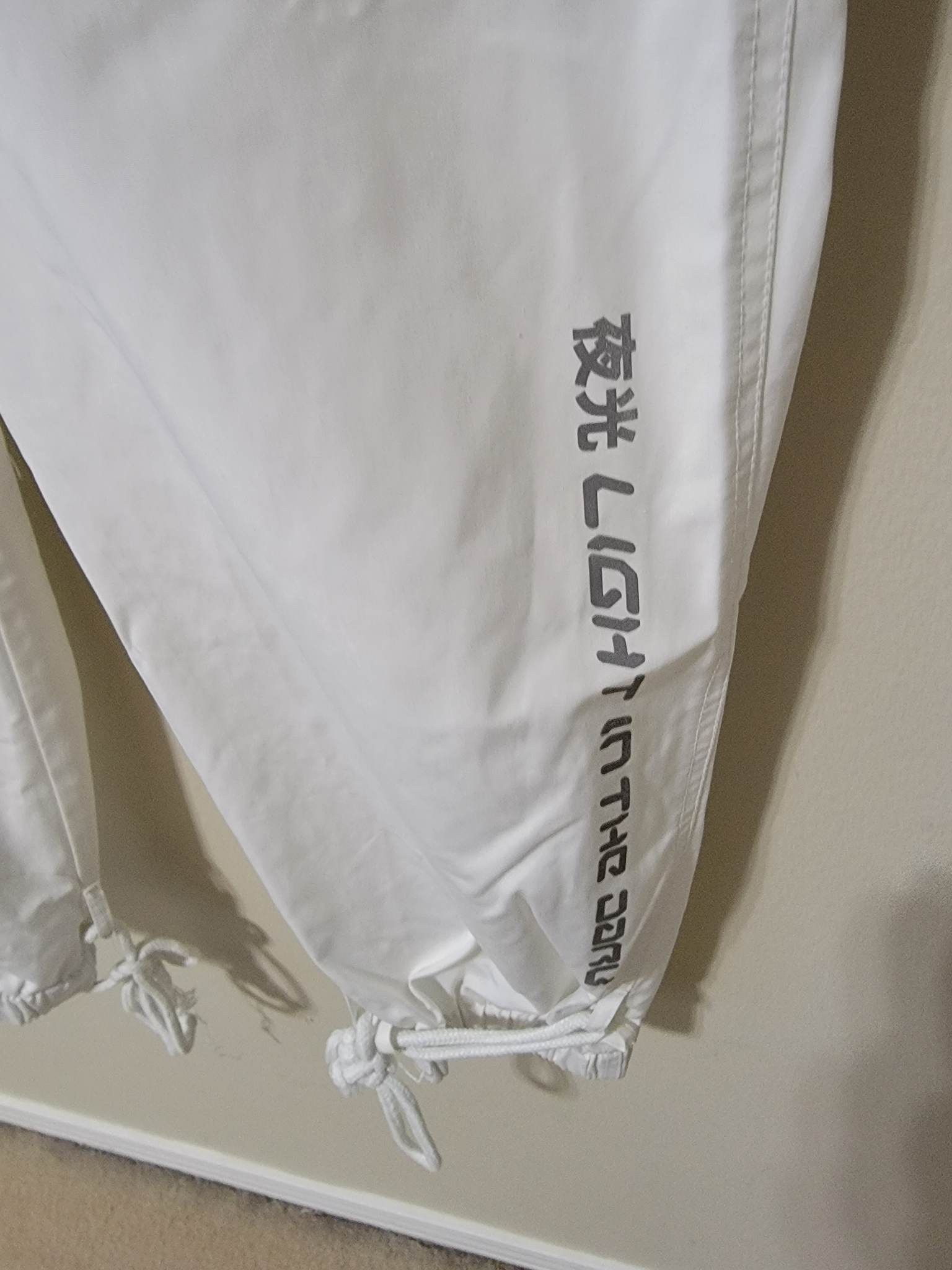 Hyein Seo Hyein Seo White Bondage Pants Size US 32 / EU 48 - 3 Thumbnail