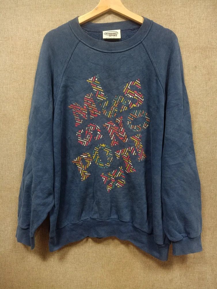 Missoni vintage sweatshirt missoni made in italy Size US XL / EU 56 / 4 - 1 Thumbnail