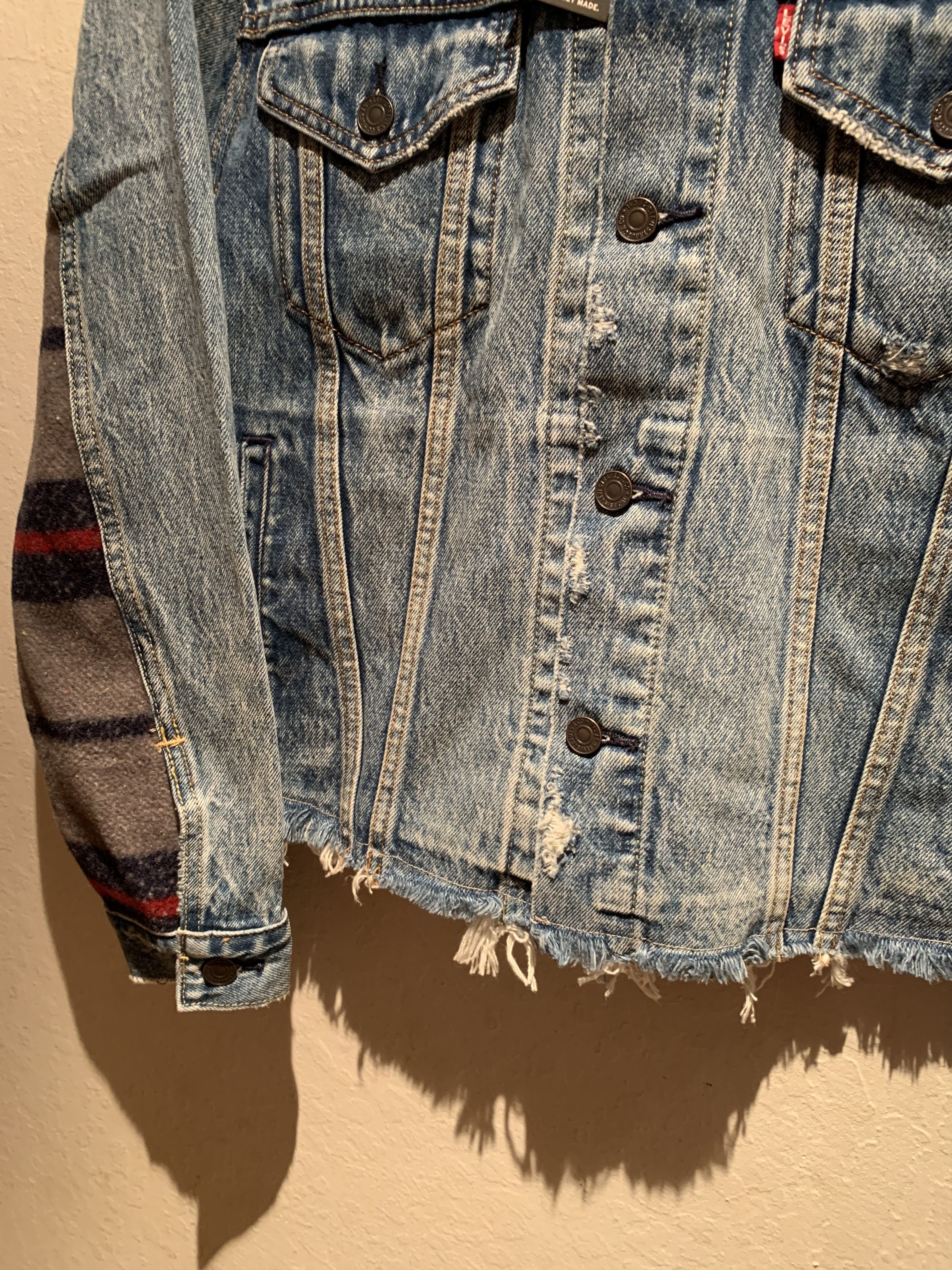 Levi's *RARE* New Levi’s Premium Big E Blanket Back Denim Jacket Size US XL / EU 56 / 4 - 5 Thumbnail