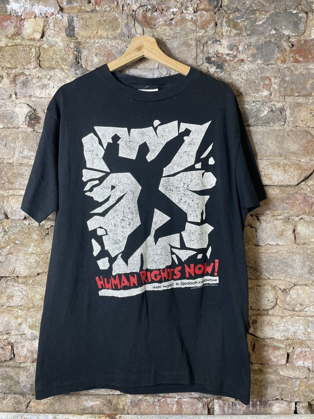 Reebok Vintage Reebok Human Rights Tour Tee - Large Size US L / EU 52-54 / 3 - 2 Thumbnail