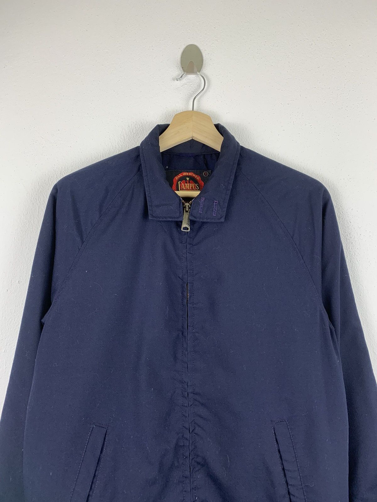 VINTAGE CAMPUS ZIP UP JACKET