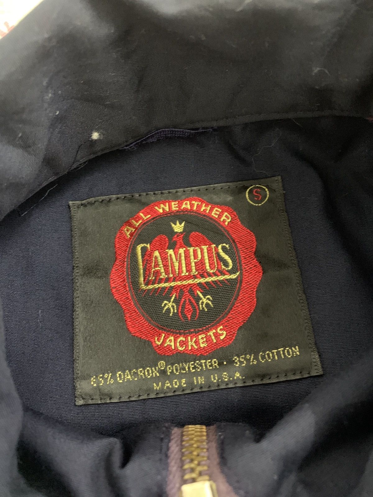 50〜60's CAMPUS OUTERWEAR VINTAGE CAMPUS ZIP UP JACKET