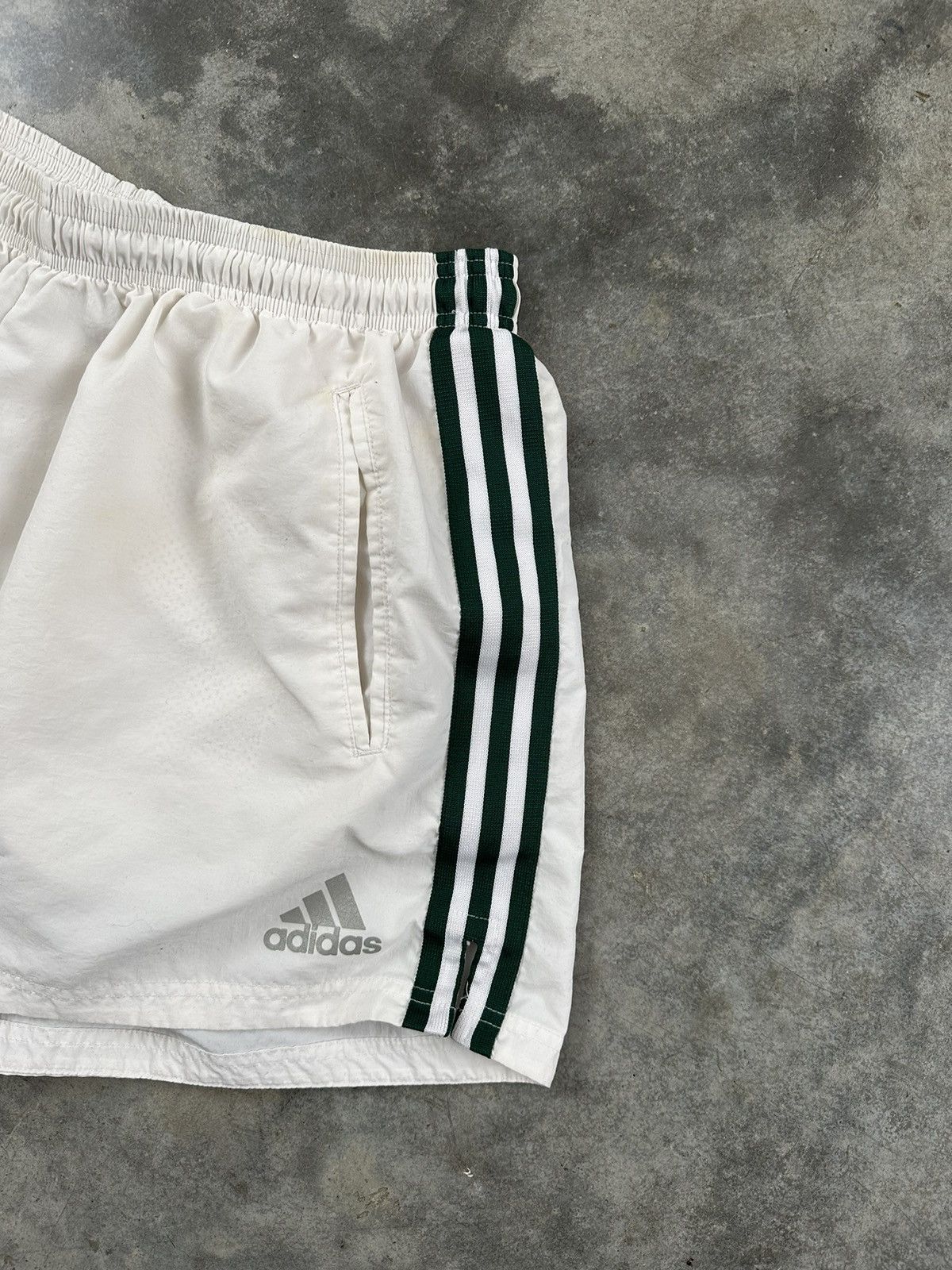 Adidas Gosha Rubchinskiy x Adidas White Retro Striped Track Shorts Grailed