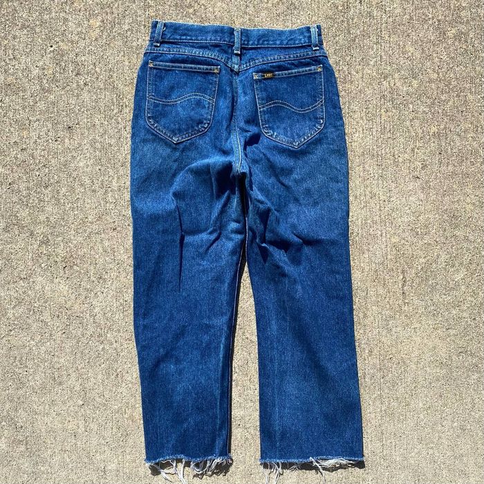 lee cropped jeans
