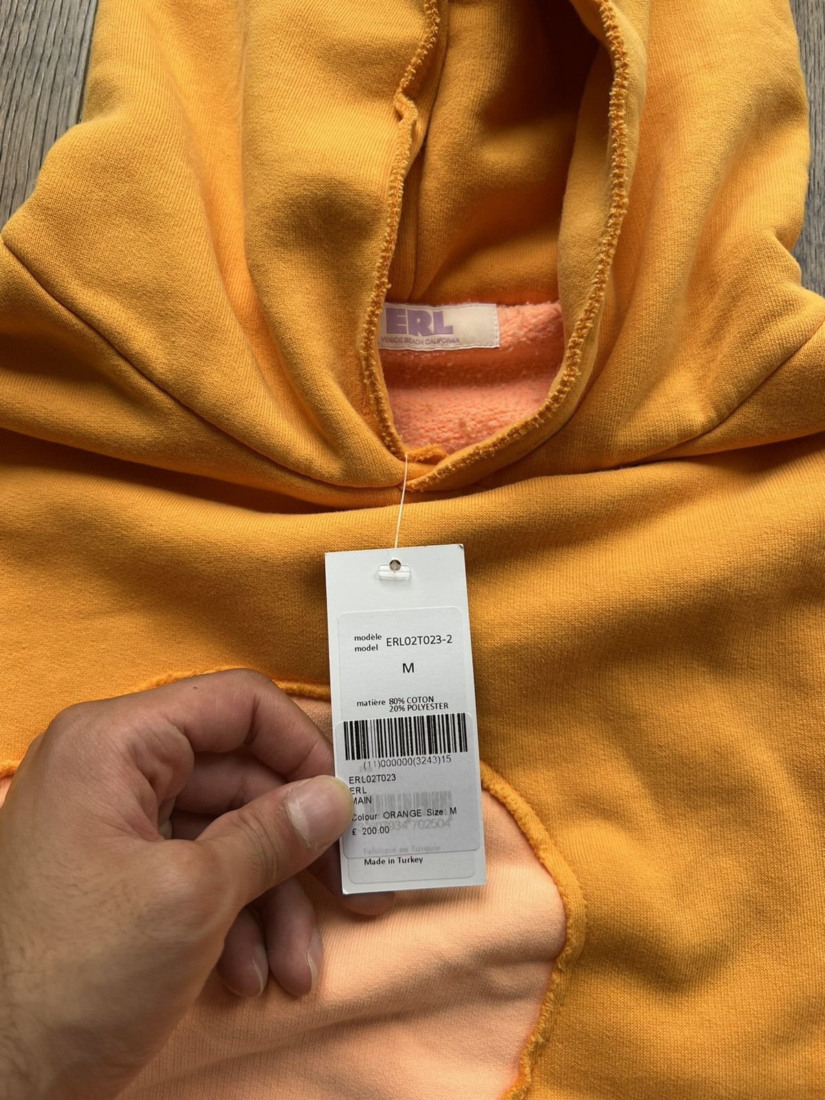 ERL Swirl Hoodie (Orange) Size US M / EU 48-50 / 2 - 4 Thumbnail
