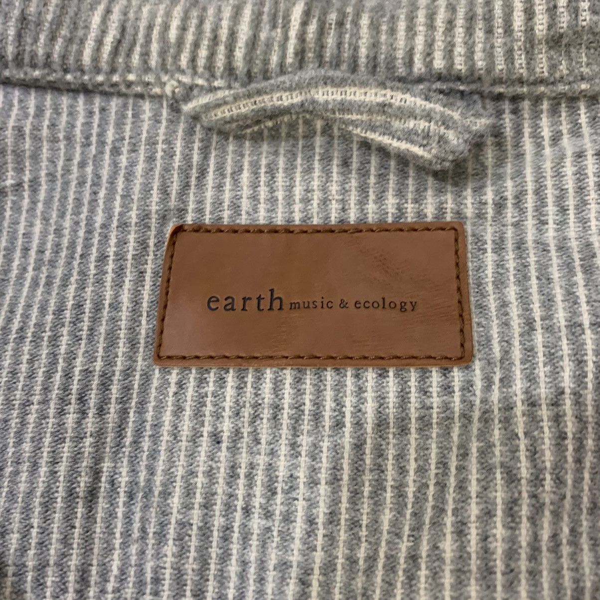 Beauty Beast × Japanese Brand × Vintage Vintage Earth Music & Ecology Striped Button Cropped Jacket Size M / US 6-8 / IT 42-44 - 13 Thumbnail