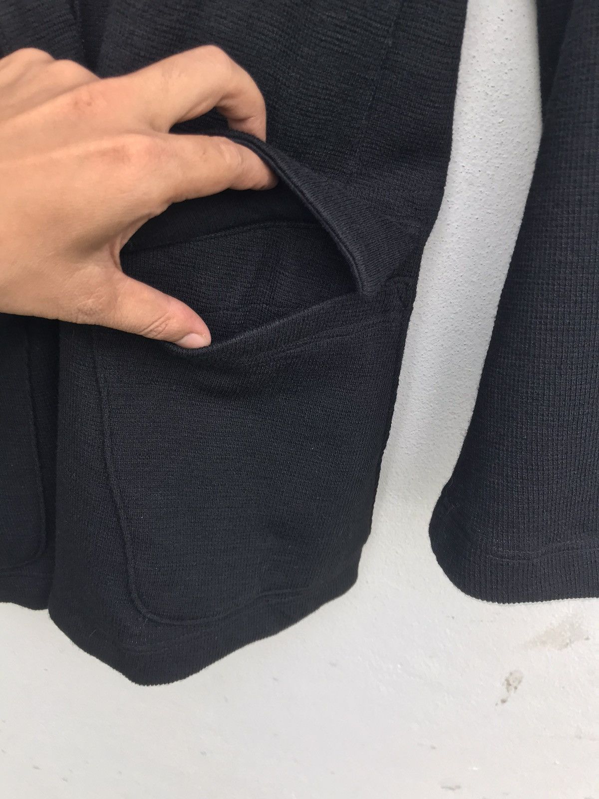 Yohji Yamamoto Ys Yohji Yamamoto Knit Laine Wool Long Cardigan Women Size ONE SIZE - 9 Thumbnail