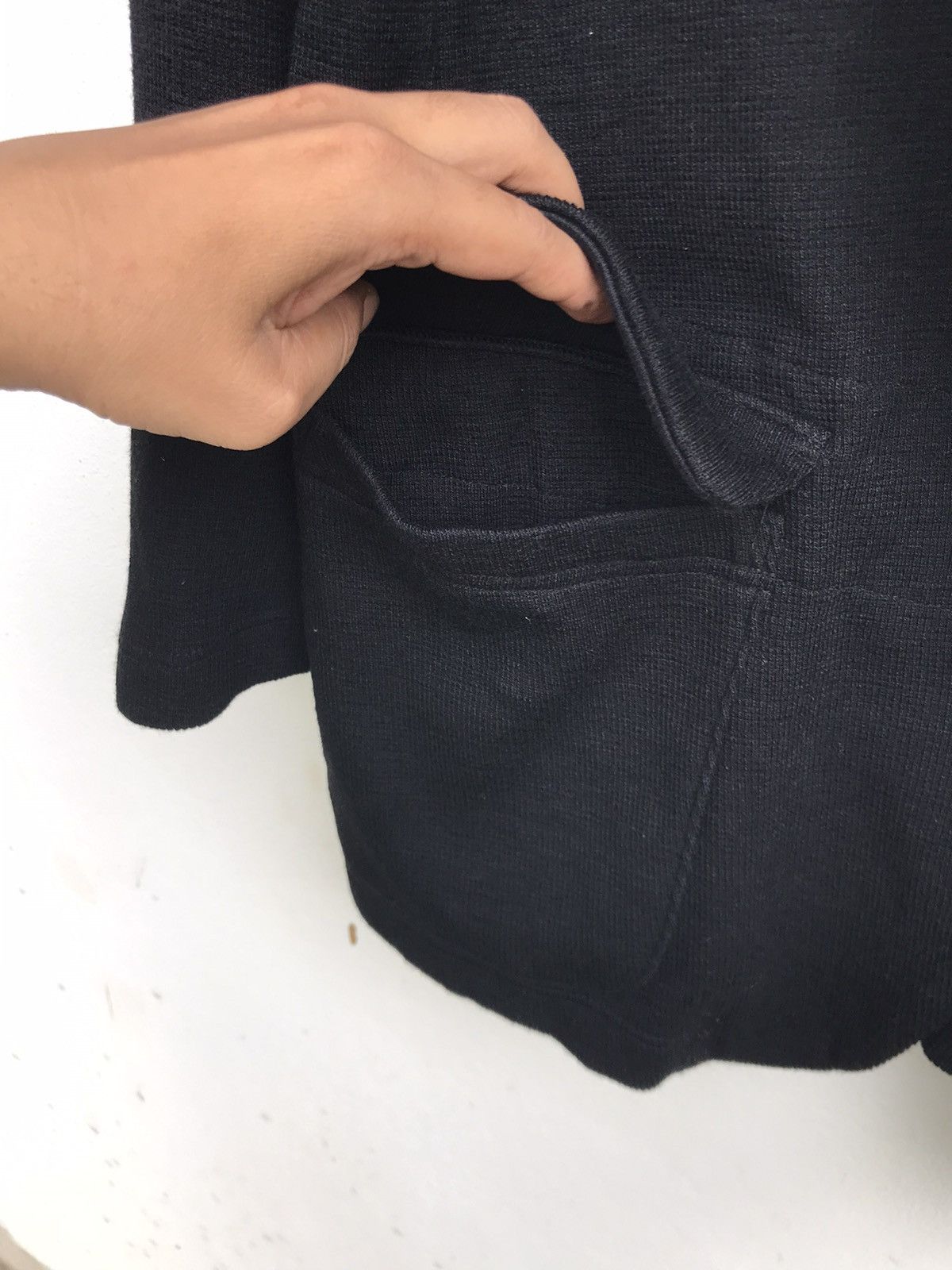 Yohji Yamamoto Ys Yohji Yamamoto Knit Laine Wool Long Cardigan Women Size ONE SIZE - 8 Thumbnail