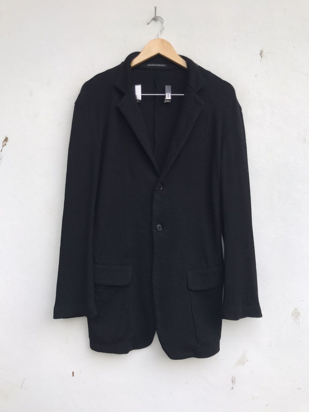 Yohji Yamamoto Ys Yohji Yamamoto Knit Laine Wool Long Cardigan Women Size ONE SIZE - 4 Thumbnail