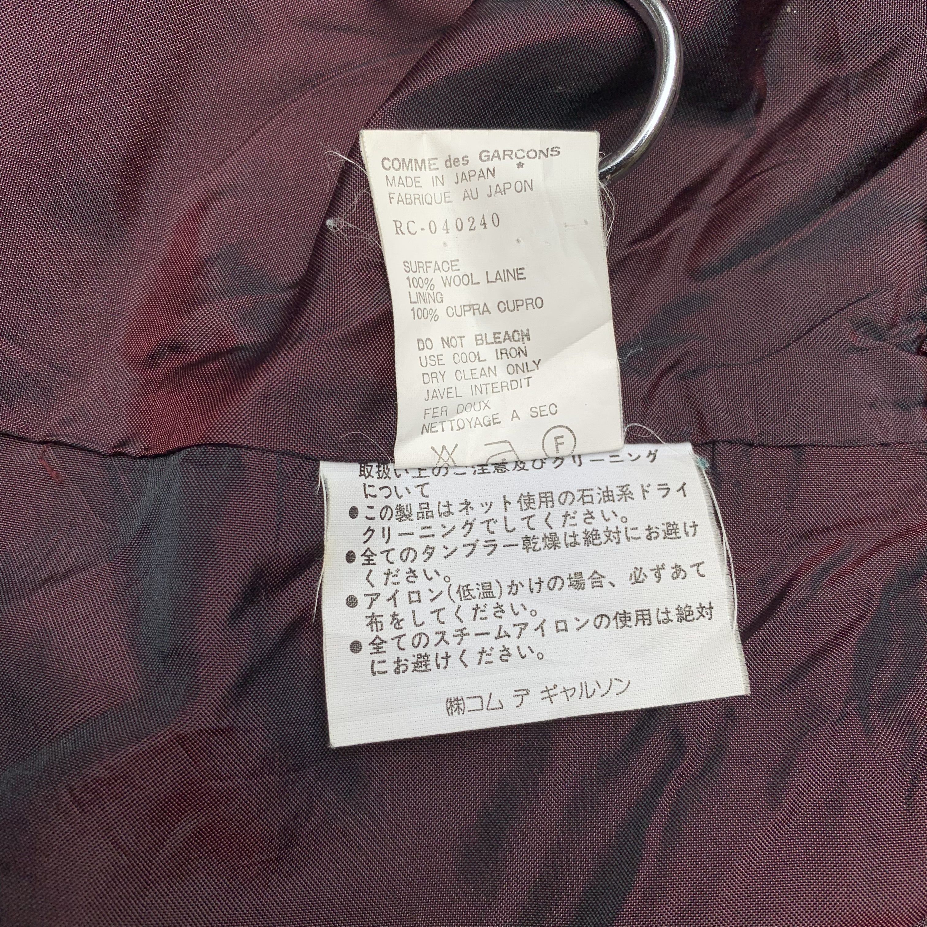 Comme des Garcons × Vintage Vtg 1996 robe de chambre comme des garcons oversize coat Size US XL / EU 56 / 4 - 9 Thumbnail