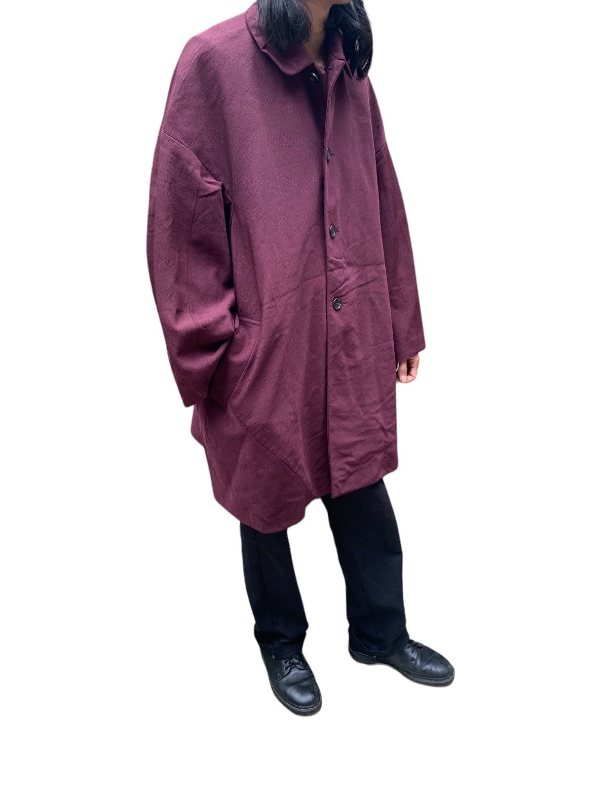 Comme des Garcons × Vintage Vtg 1996 robe de chambre comme des garcons oversize coat Size US XL / EU 56 / 4 - 12 Thumbnail