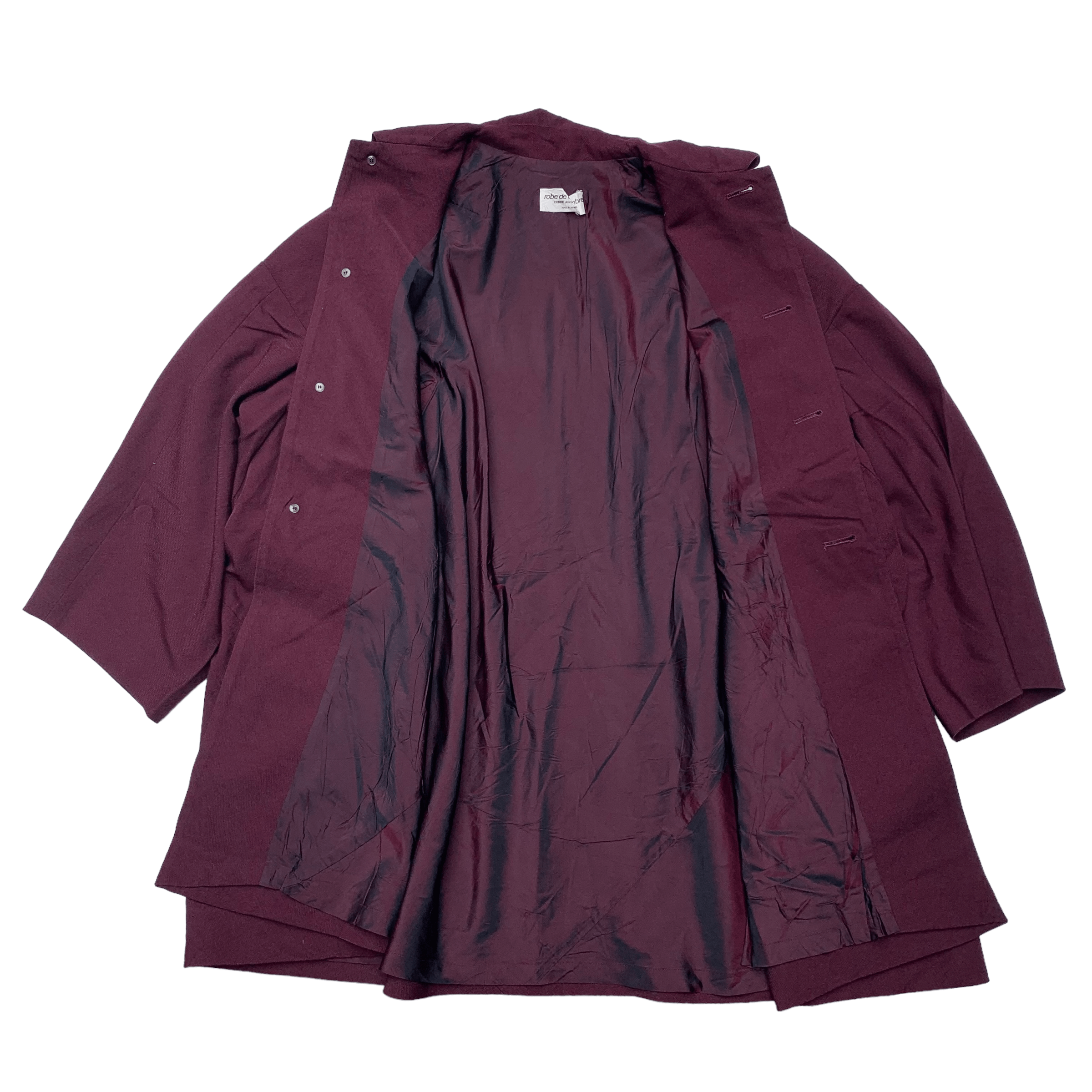Comme des Garcons × Vintage Vtg 1996 robe de chambre comme des garcons oversize coat Size US XL / EU 56 / 4 - 5 Thumbnail