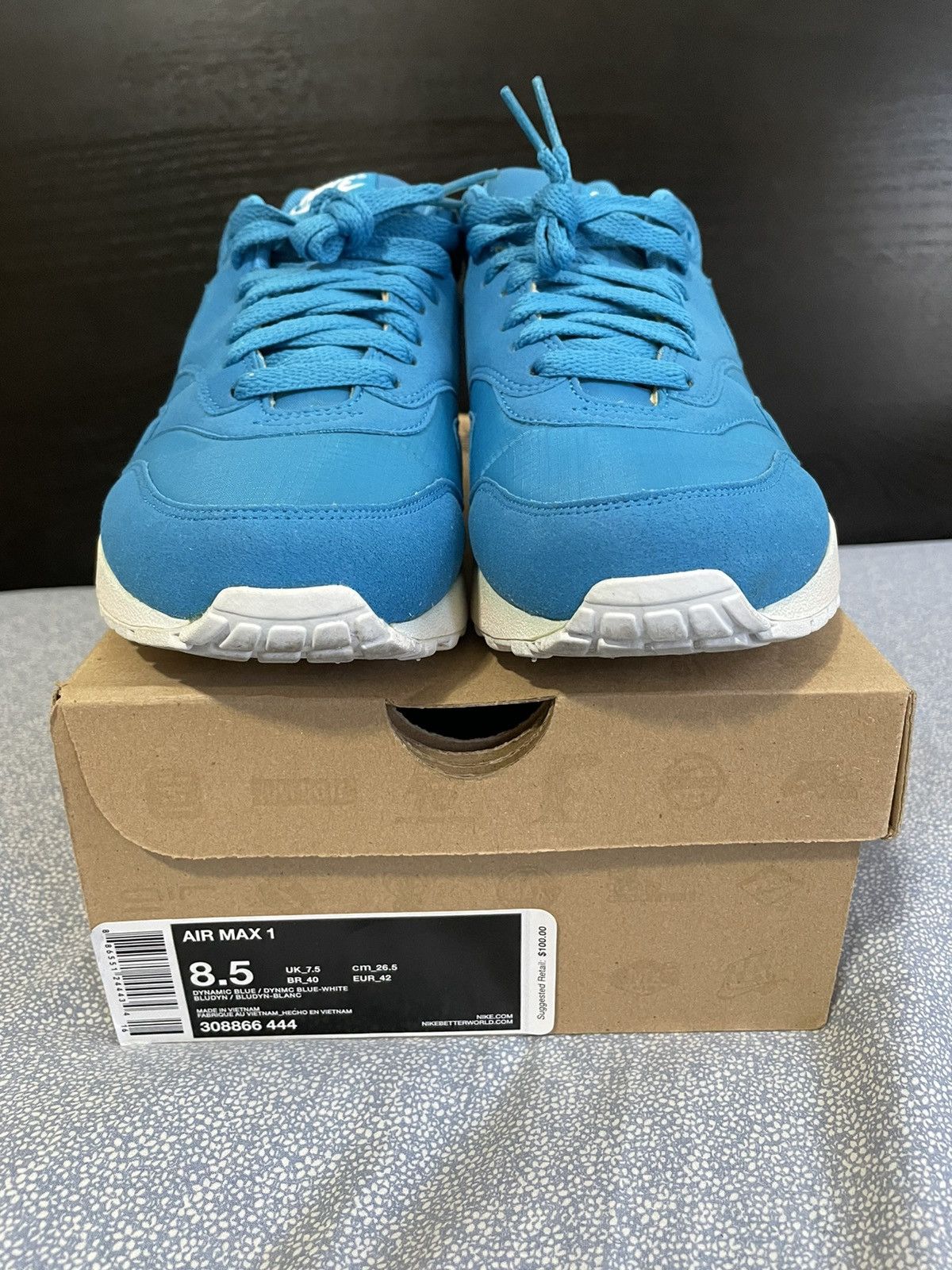 Nike air max Sz dynamic blue white