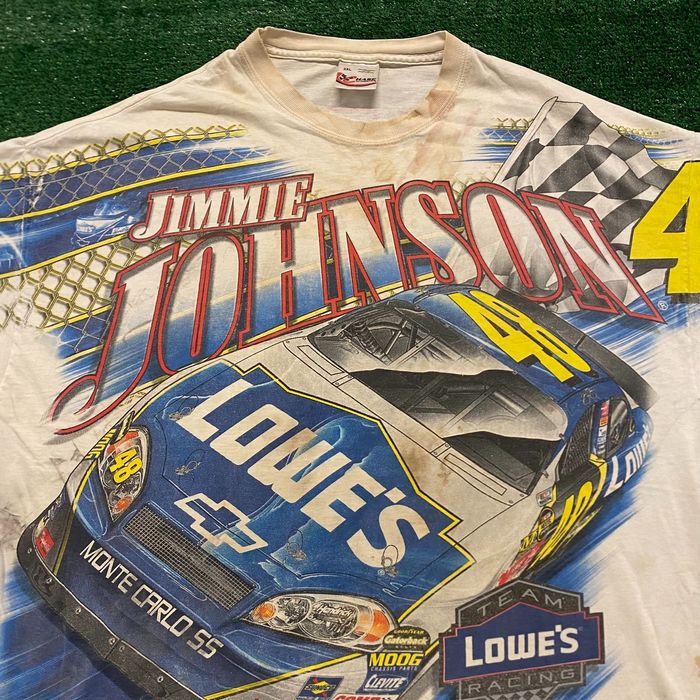 Vintage Jimmy Johnson Vintage NASCAR Racing T-Shirt | Grailed