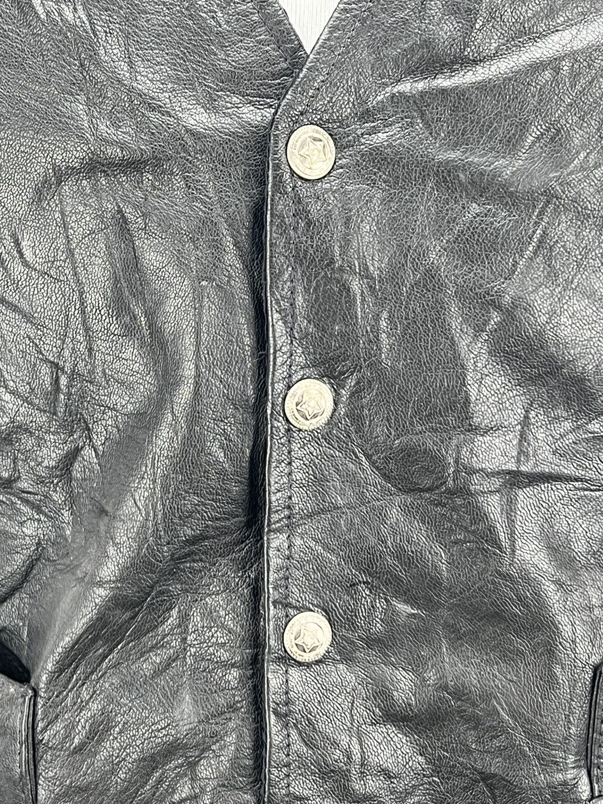 Leather 🔥Rare🔥Vintage Vest Leather Jacket Size US M / EU 48-50 / 2 - 13 Thumbnail