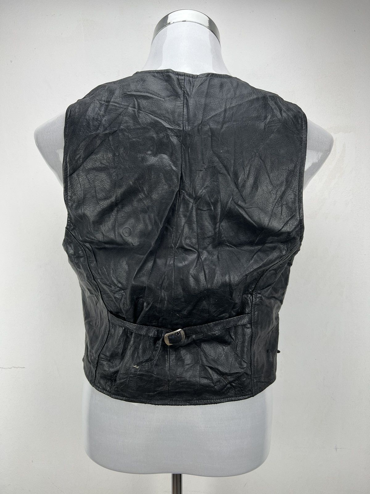 Leather 🔥Rare🔥Vintage Vest Leather Jacket Size US M / EU 48-50 / 2 - 8 Thumbnail