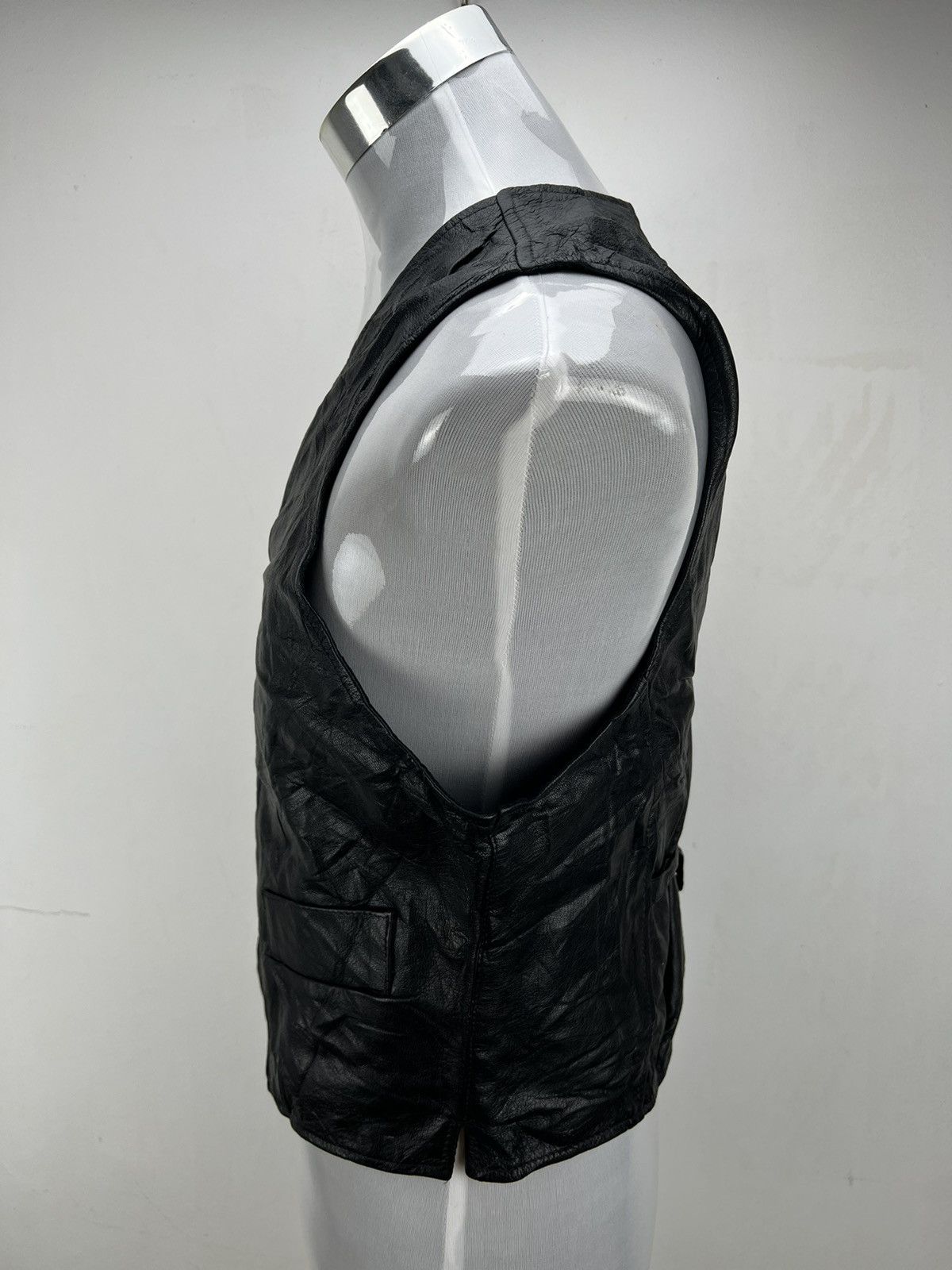 Leather 🔥Rare🔥Vintage Vest Leather Jacket Size US M / EU 48-50 / 2 - 7 Thumbnail