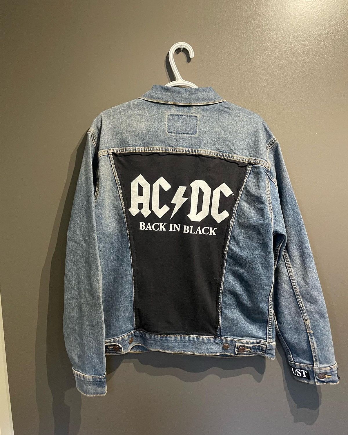 Vintage Denim Jacket AC/DC | Grailed