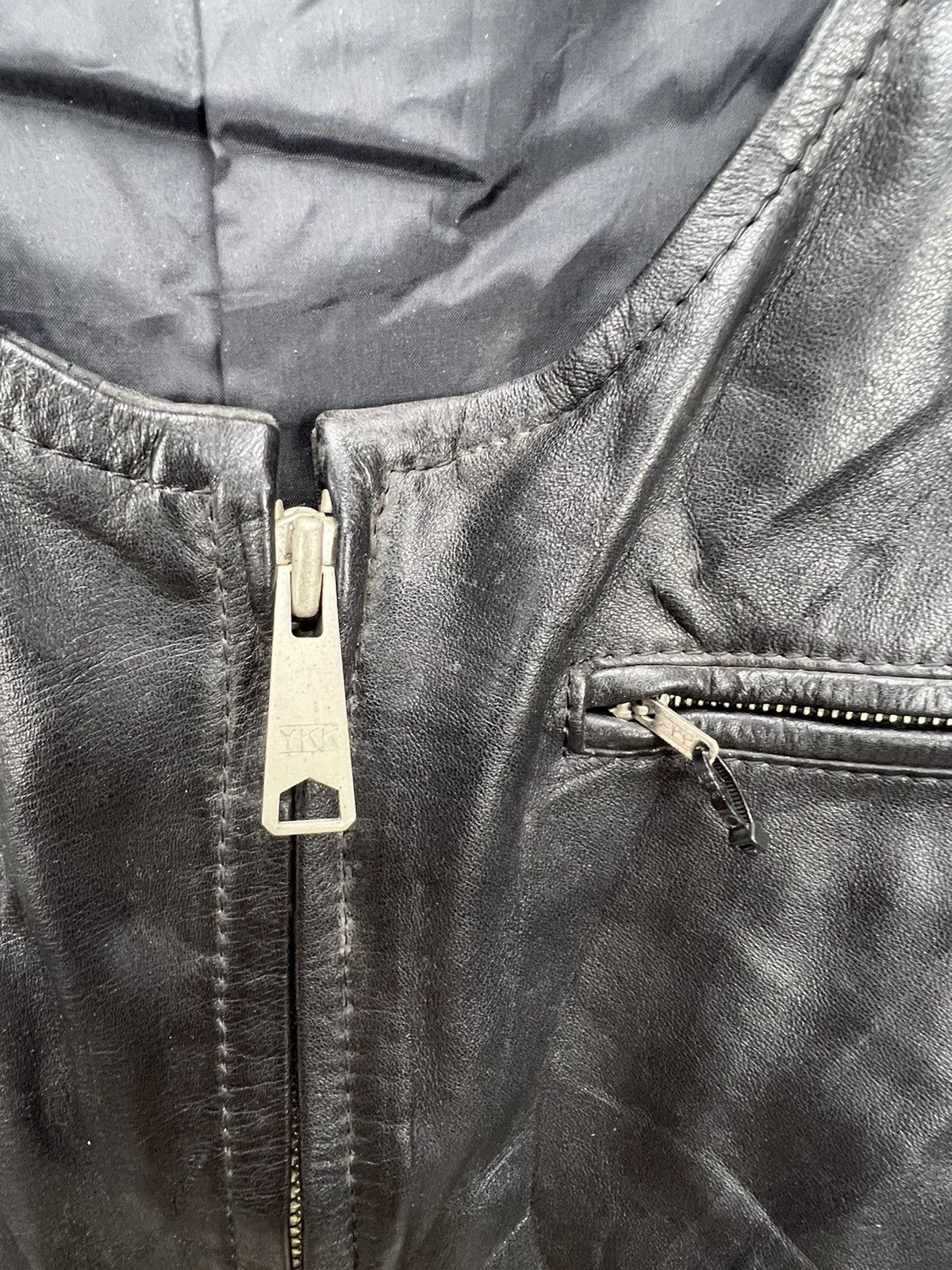 Leather 🔥Rare🔥Vintage Fremantle Leather Jumpsuit/ Overall Size US 41 - 15 Thumbnail