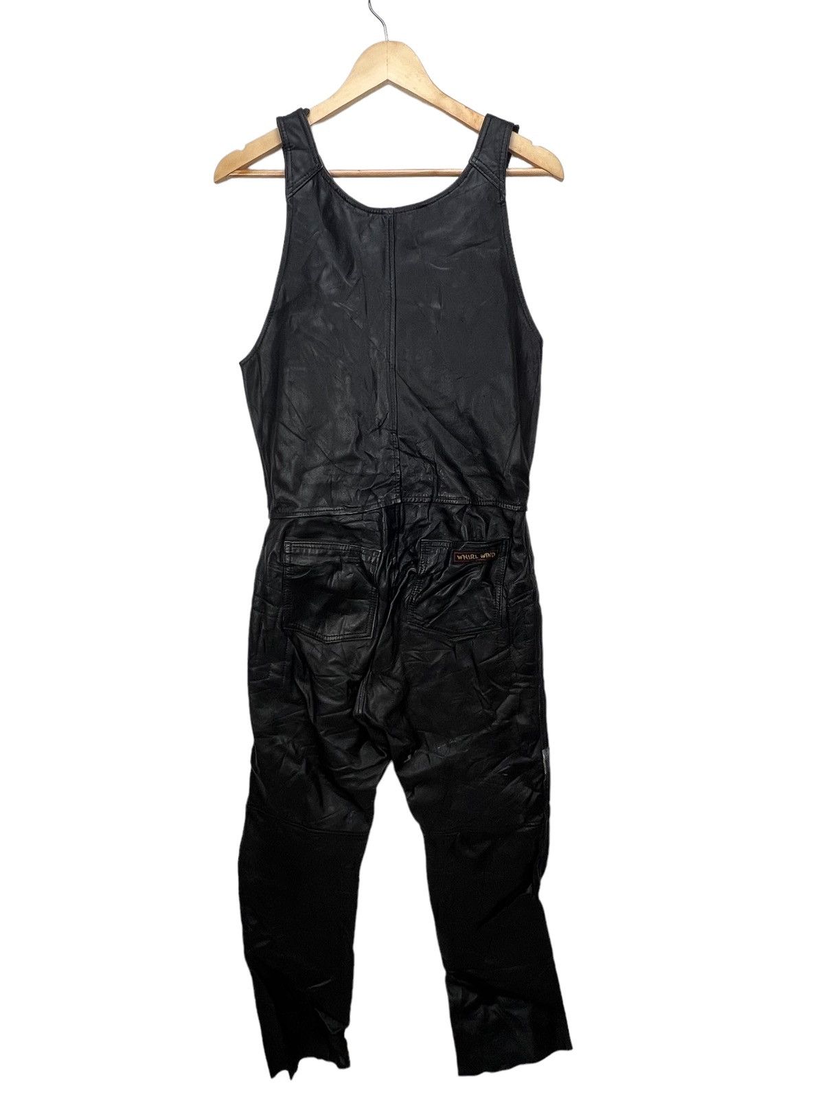 Leather 🔥Rare🔥Vintage Fremantle Leather Jumpsuit/ Overall Size US 41 - 7 Thumbnail