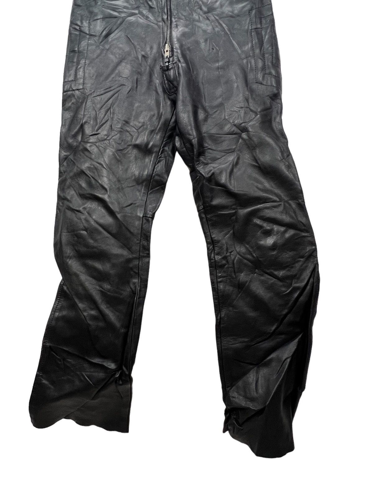 Leather 🔥Rare🔥Vintage Fremantle Leather Jumpsuit/ Overall Size US 41 - 4 Thumbnail