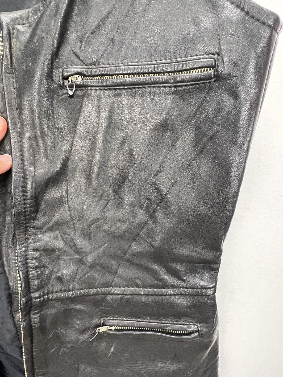 Leather 🔥Rare🔥Vintage Fremantle Leather Jumpsuit/ Overall Size US 41 - 20 Thumbnail