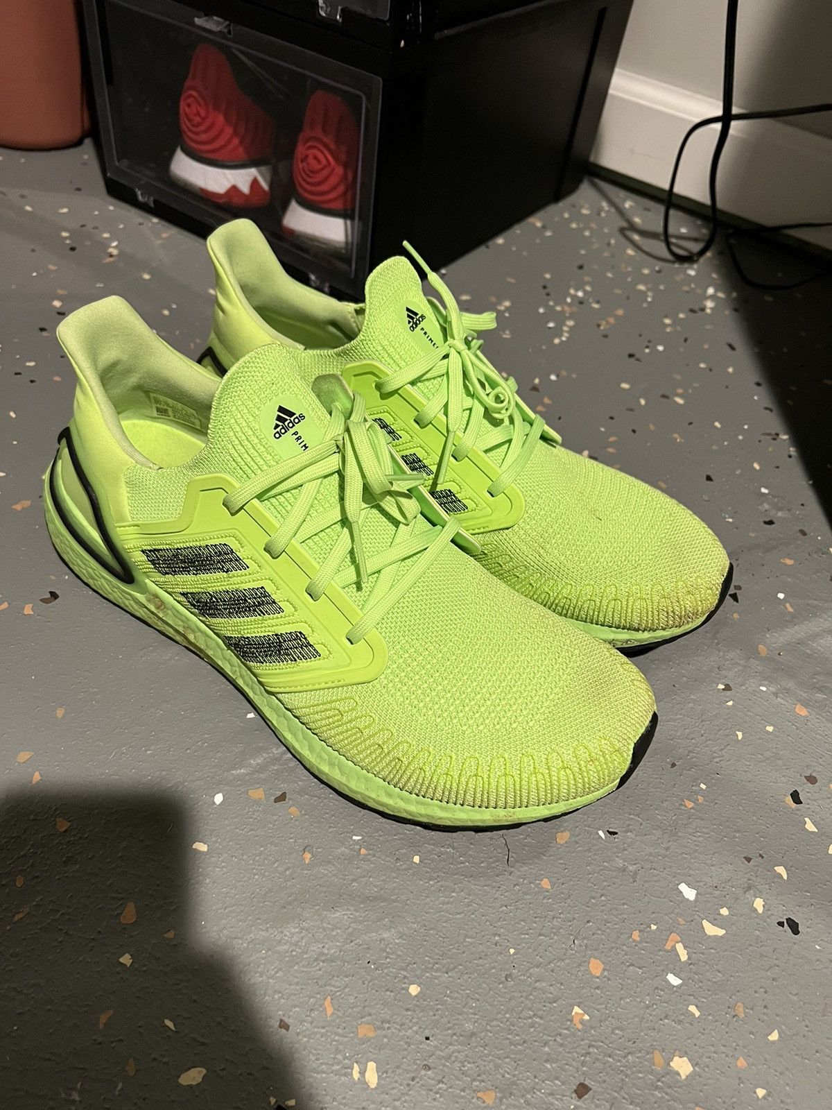 Adidas Neon Green Adidas Ultraboost | Grailed