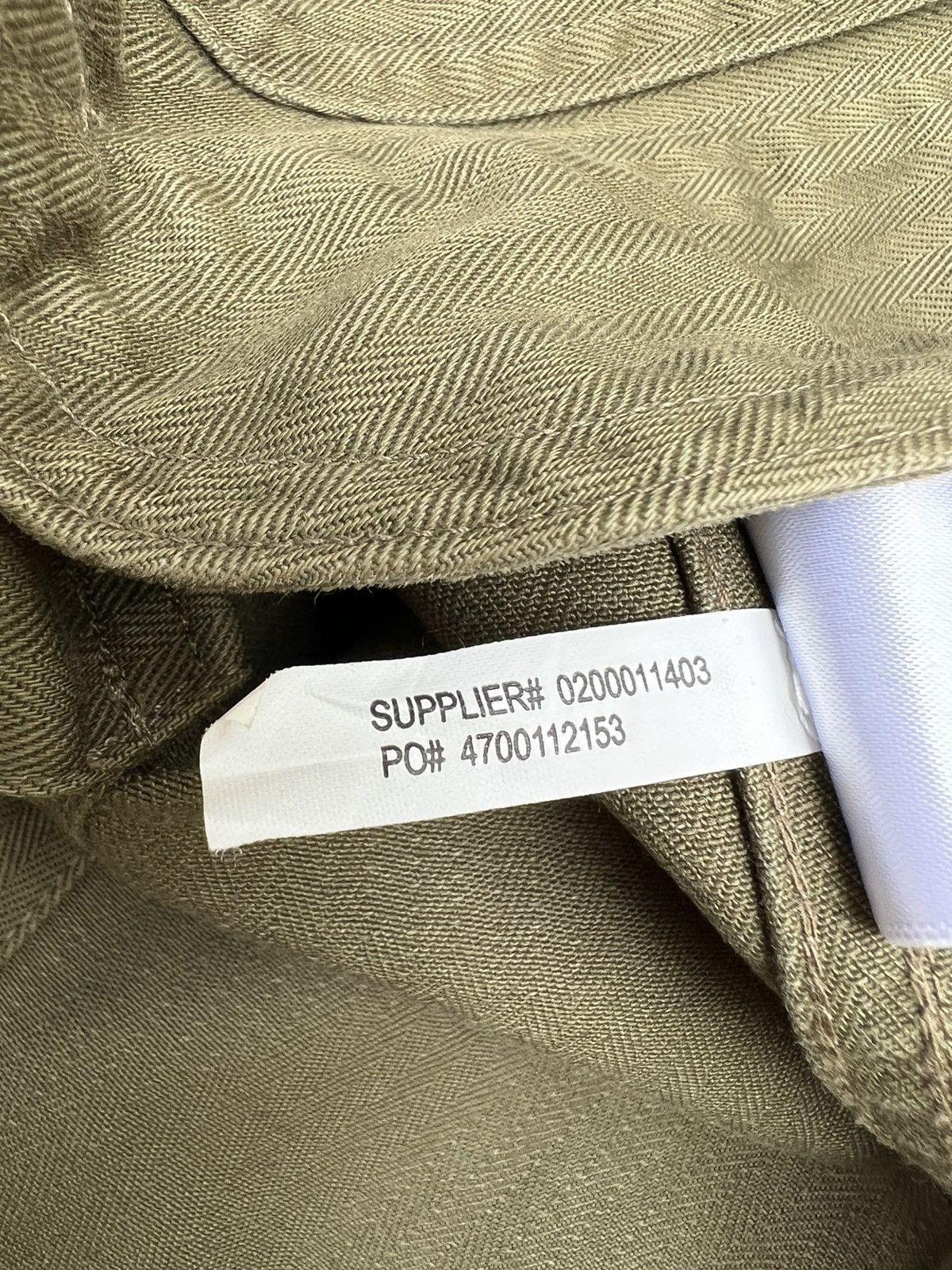RRL Ralph Lauren VTG RRL Sun Fade Olive Green HBT Stripes Chore Coat Jacket Size US S / EU 44-46 / 1 - 21 Thumbnail