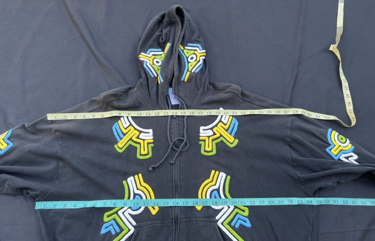 KTZ KTZ Tribal Embroidery Sun Faded Black Oversize Hoodie Size US S / EU 44-46 / 1 - 2 Thumbnail