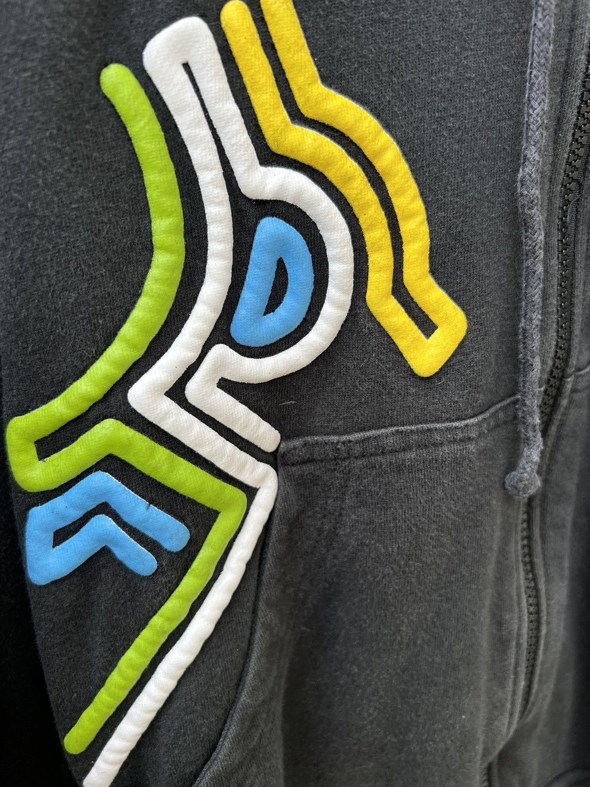 KTZ KTZ Tribal Embroidery Sun Faded Black Oversize Hoodie Size US S / EU 44-46 / 1 - 10 Thumbnail