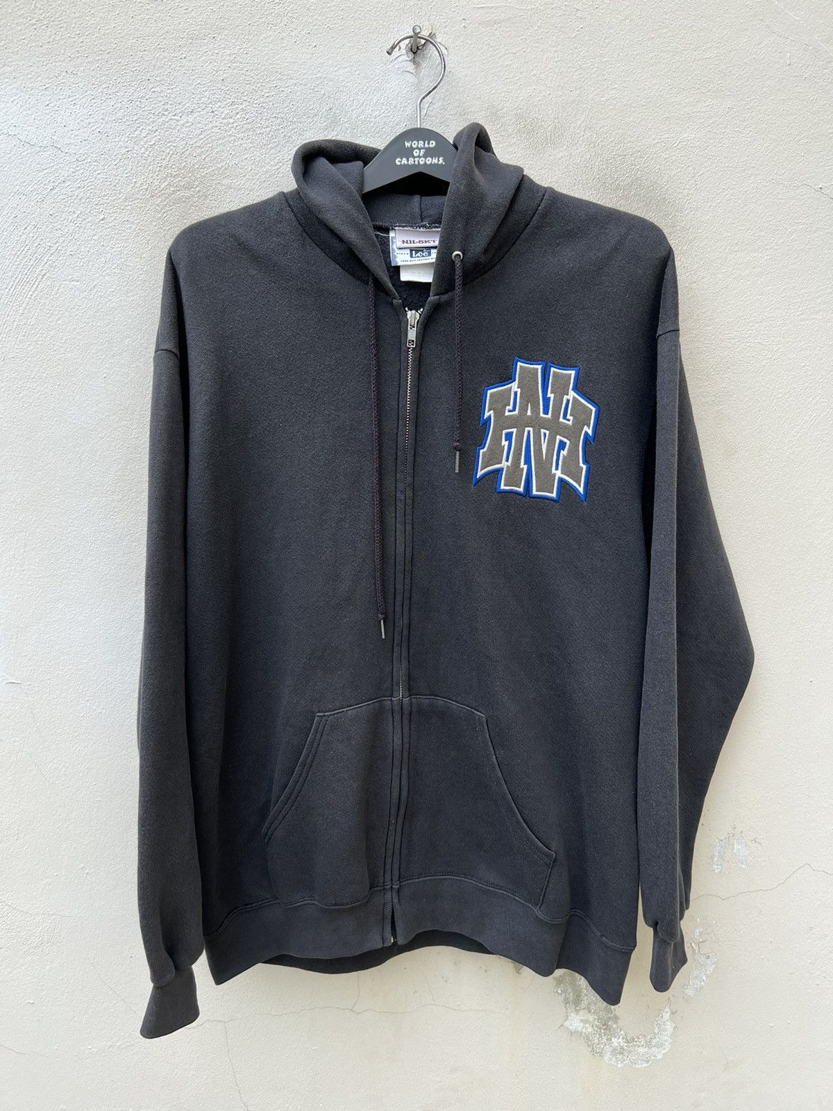 Neighborhood × Vintage Vintage 90s NH SKATE Fade Black Hoodies Sweatshirt Size US L / EU 52-54 / 3 - 8 Thumbnail